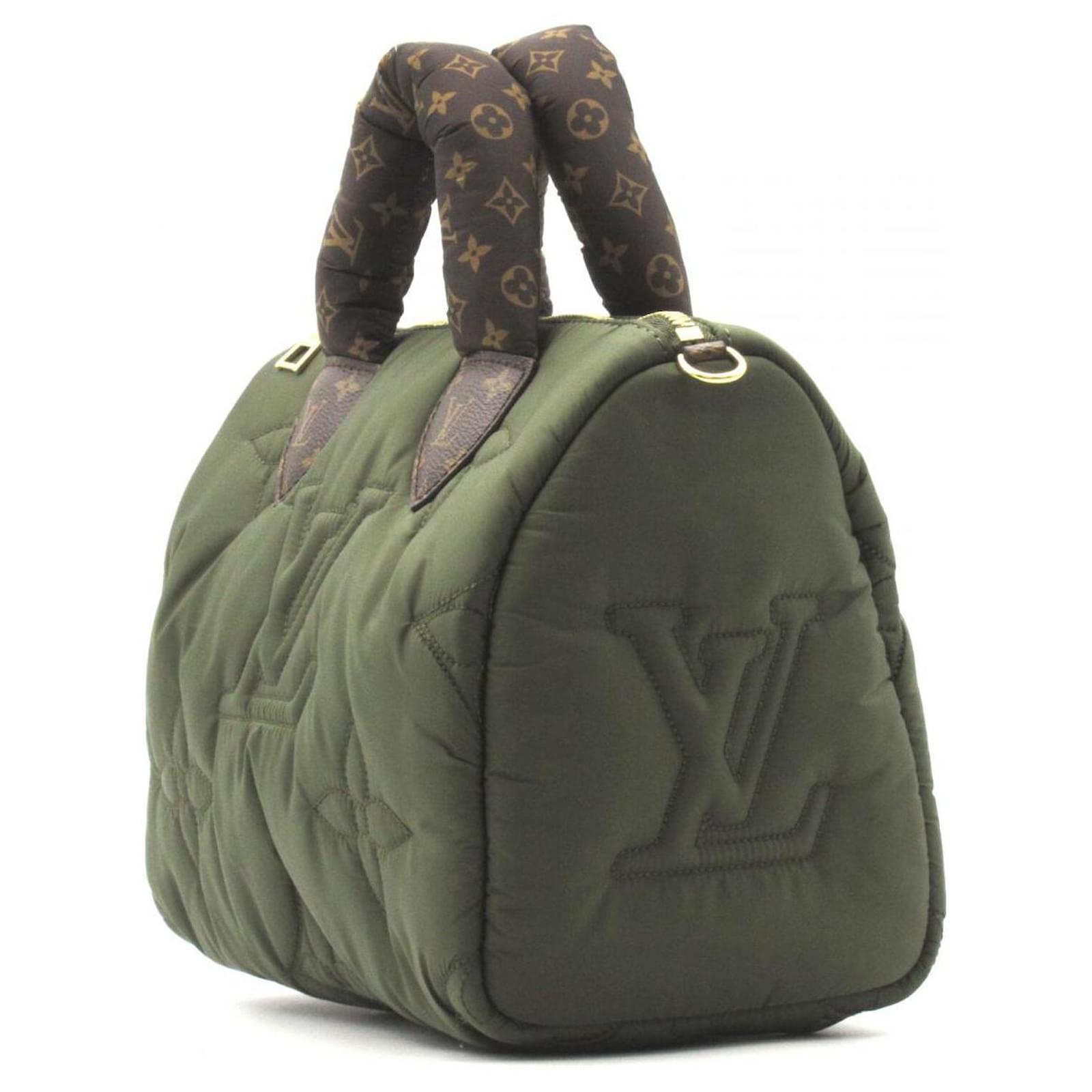 Louis Vuitton Khaki Green Monogram Pillow Speedy Bandoulière 25