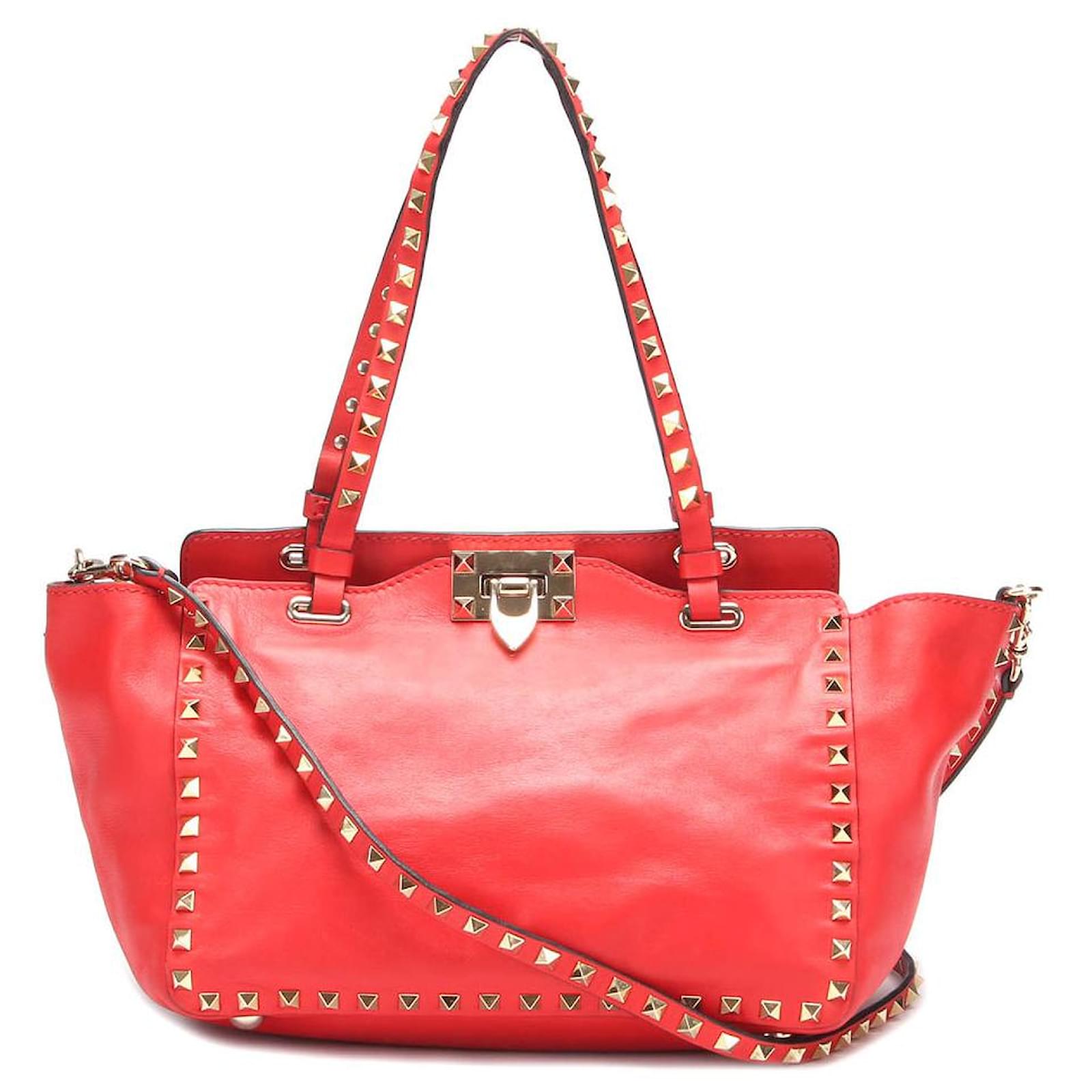 Valentino Rockstud Leather Tote