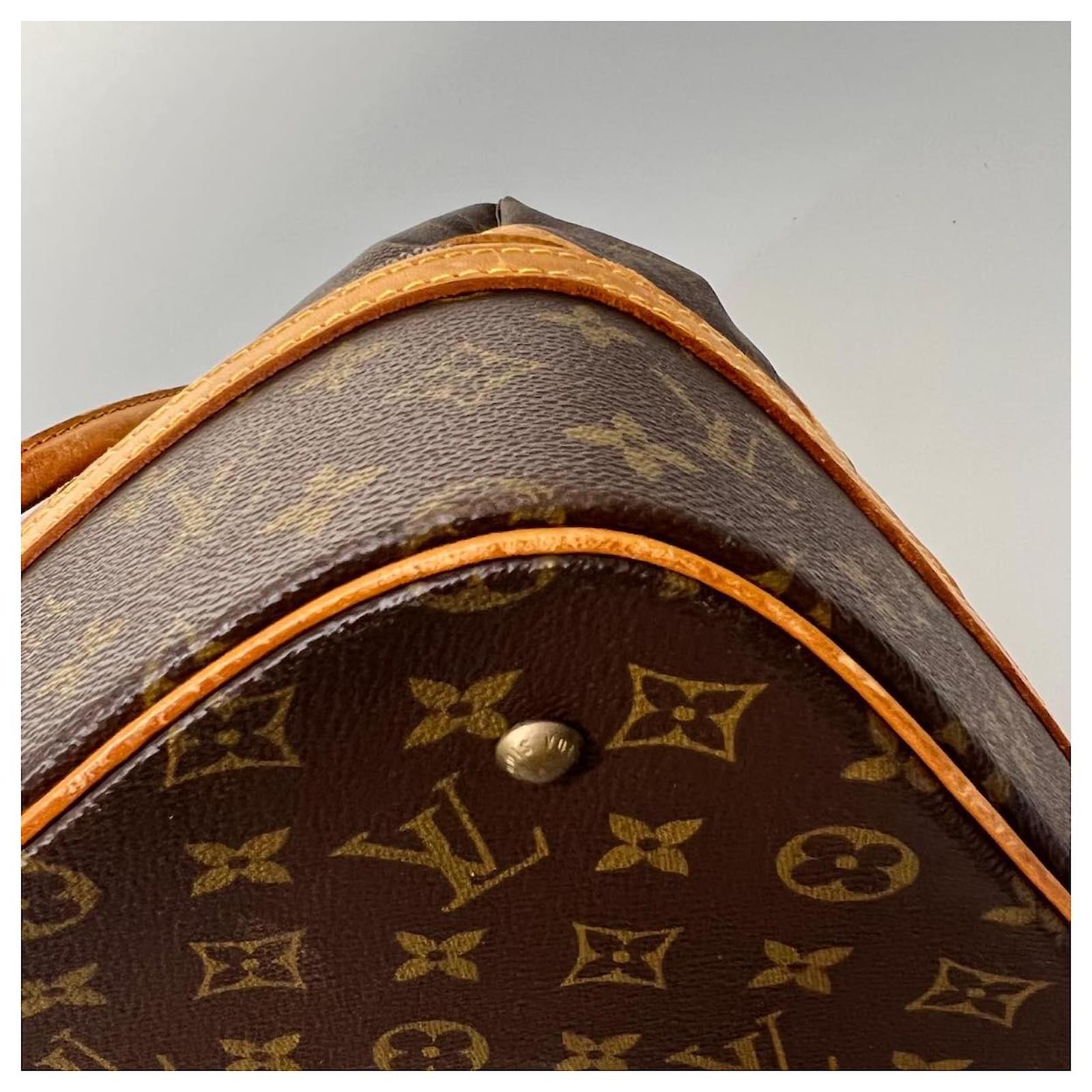 LOUIS VUITTON Monogram Sac Sport Travel Boston Bag M41444 LV Auth 23142  Cloth ref.334173 - Joli Closet