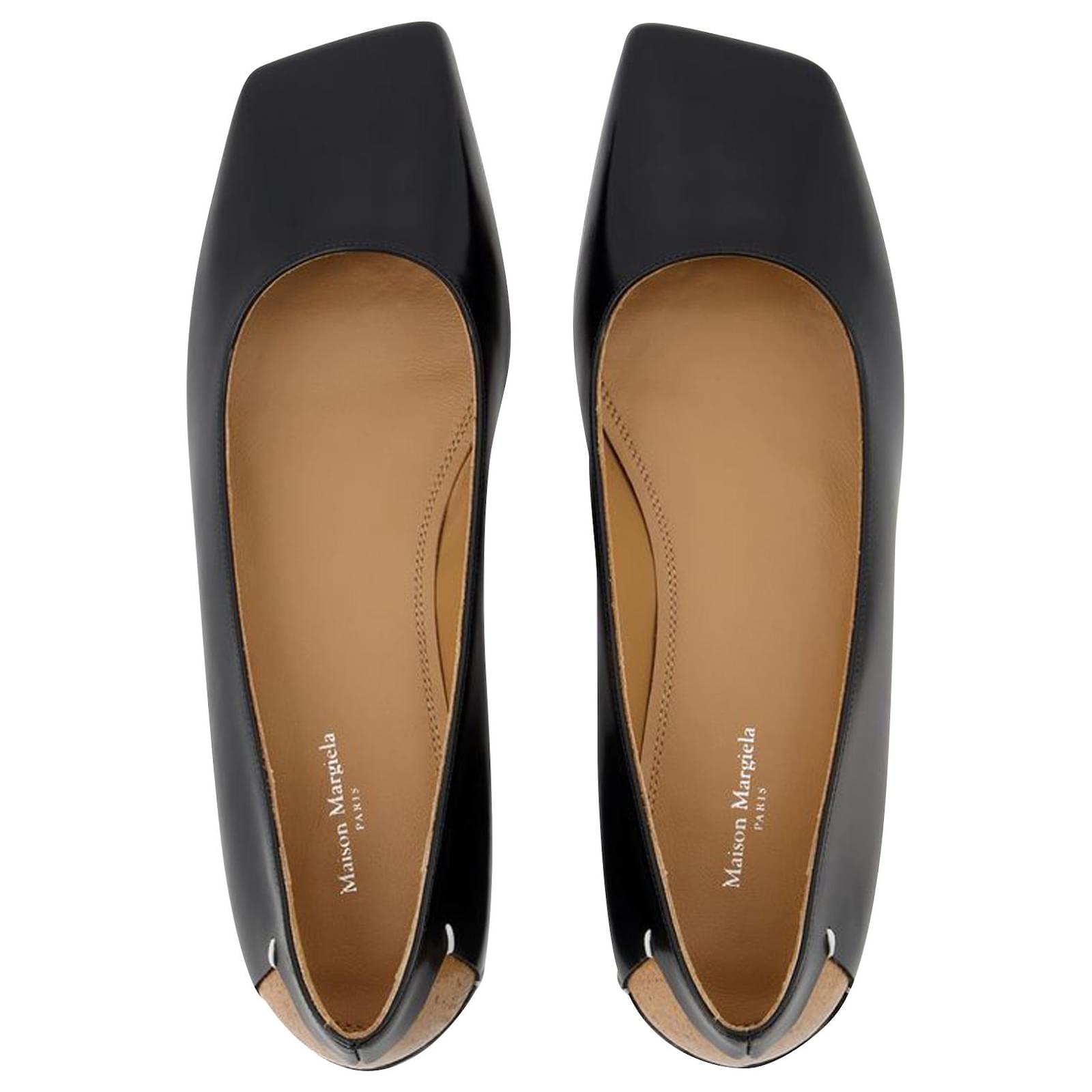 【MAISON MARGIELA】 4 STITCHES BALLERINA Maison Margiela Décortiqué four-stitch Ballerina Shoes