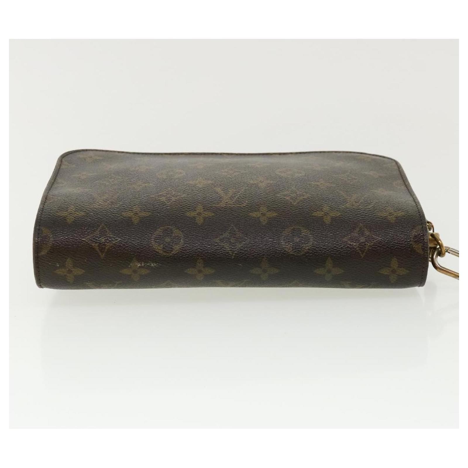 LOUIS VUITTON Monogram Orsay Clutch Bag M51790 LV Auth jk2696