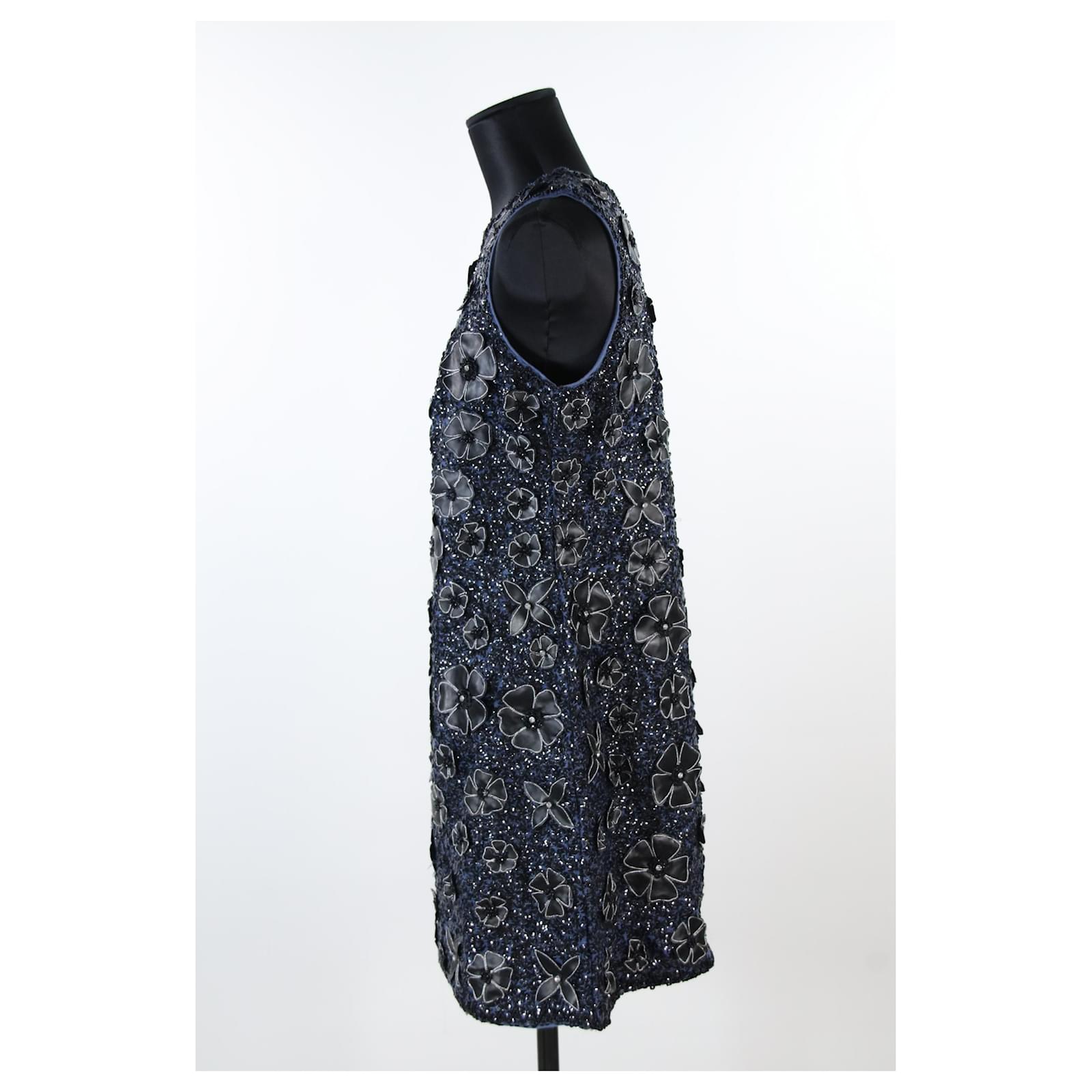 MANOUSH Dress 42 Blue Cotton ref.705659 - Joli Closet