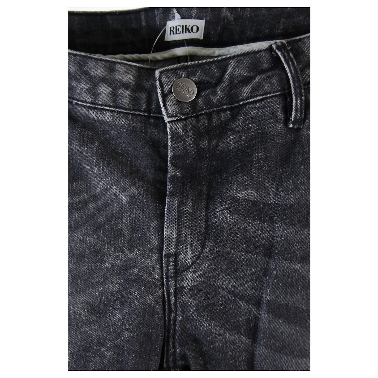 Pantalon Jeans Blanc Reiko Skinny - Coton Stretch épais - Taille 32/34 - État Quasi Neuf