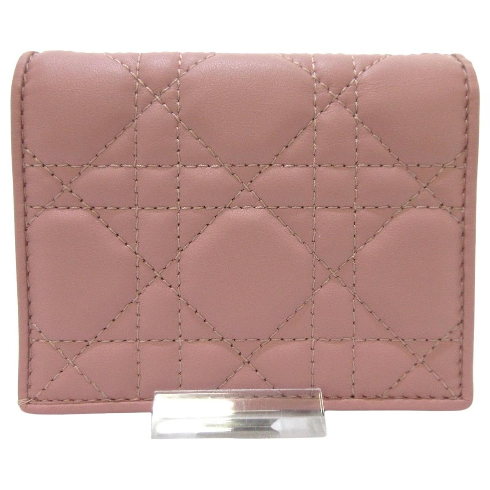 Dior Cannage stitch Pink Leather ref.705941 - Joli Closet