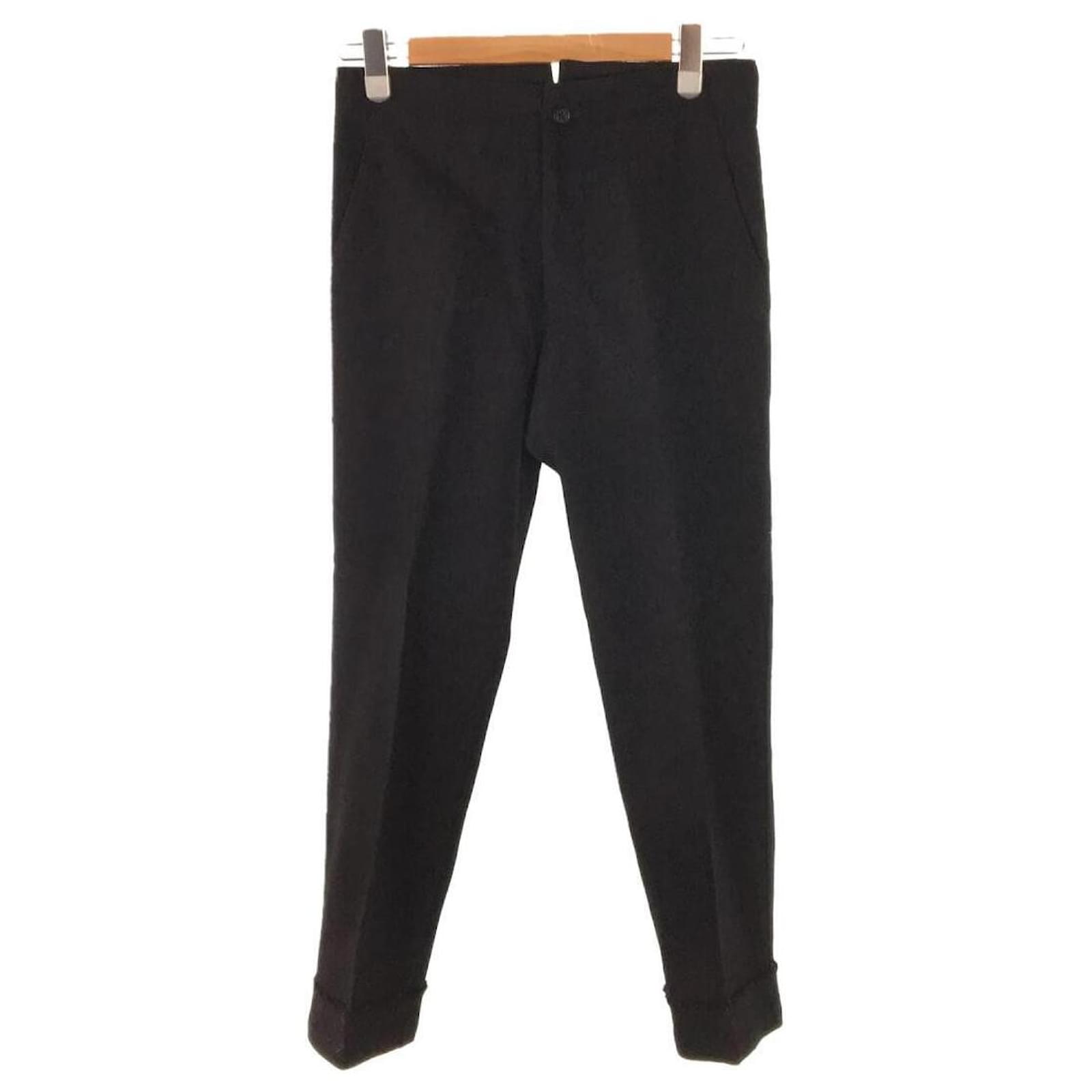 Y's Yohji Yamamoto wool See through Pants Bottoms Slacks YK-P12-102 black M main image 0