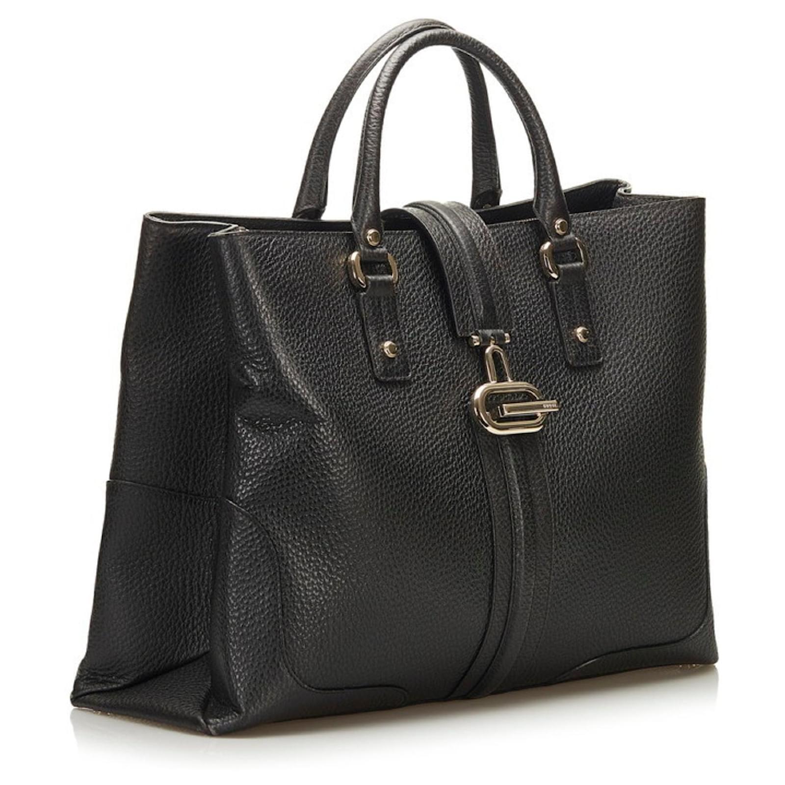 Gucci Unisex leather messenger bag Black ref.554113 - Joli Closet