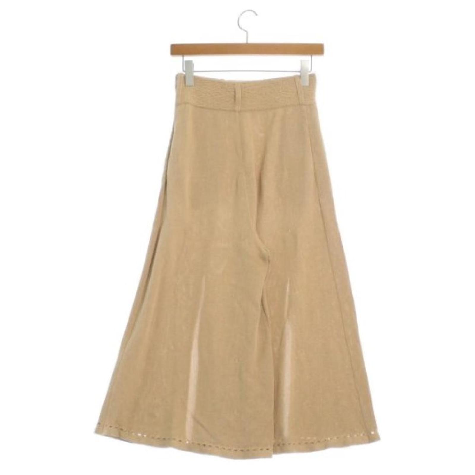 * Chanel Pants (Other) Women's Beige Rayon ref.707293 - Joli Closet