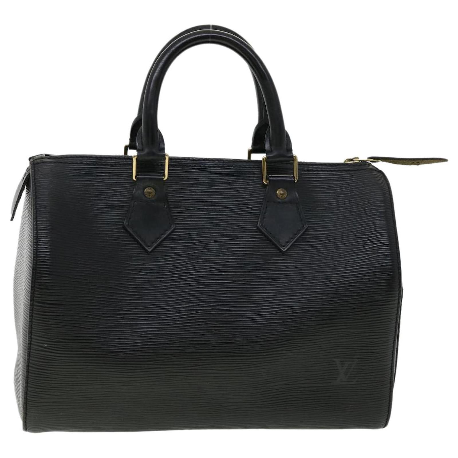 LOUIS VUITTON SPEEDY 25 Epi Black Noir handbag No.854