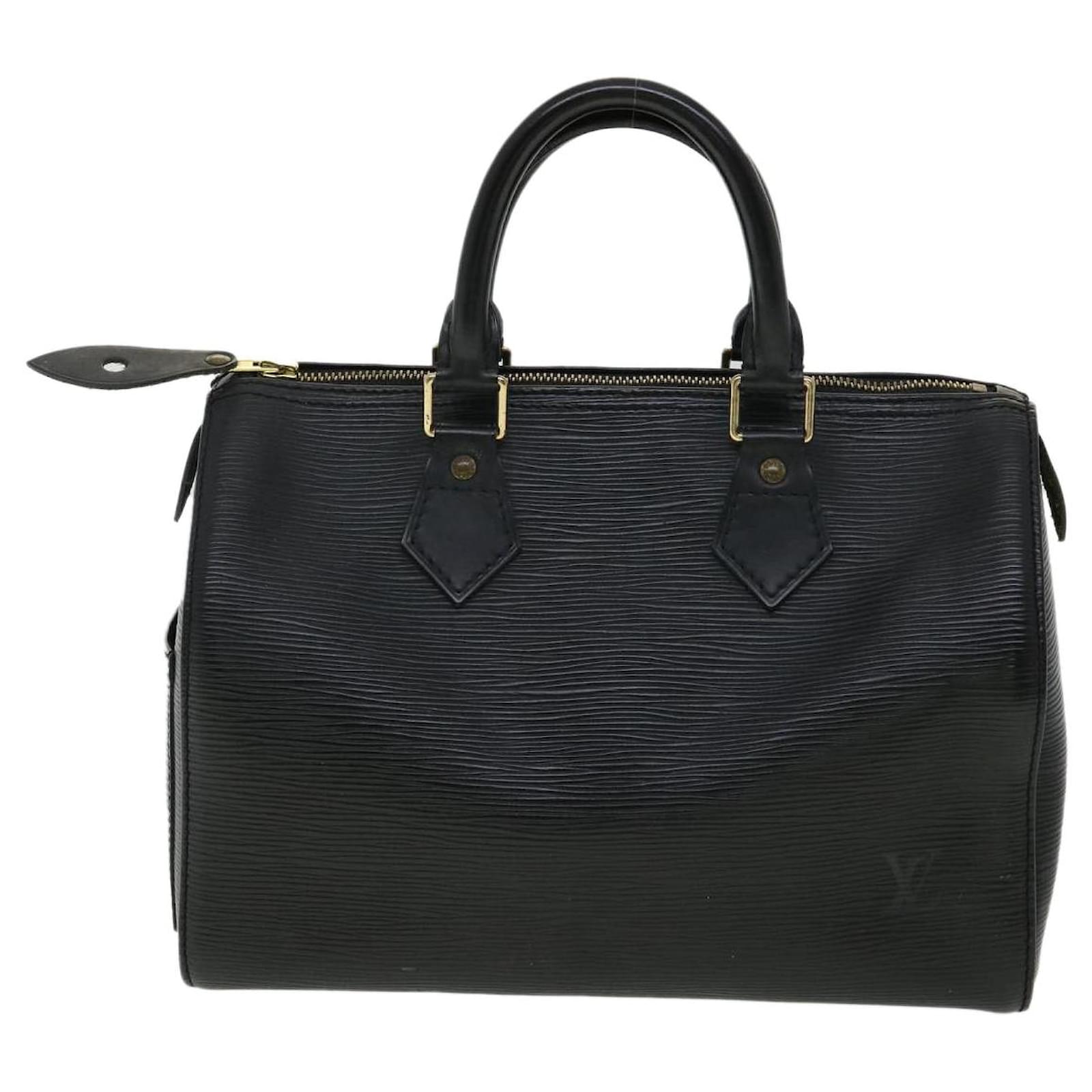 LOUIS VUITTON Epi Speedy Bandouliere 25 Black 1284971