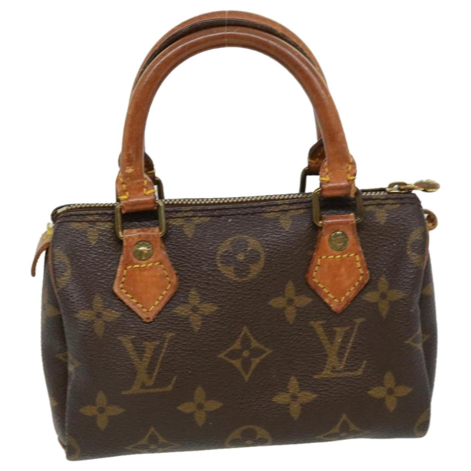 Auth Louis Vuitton Monogram Mini Speedy M41534 Women's Handbag