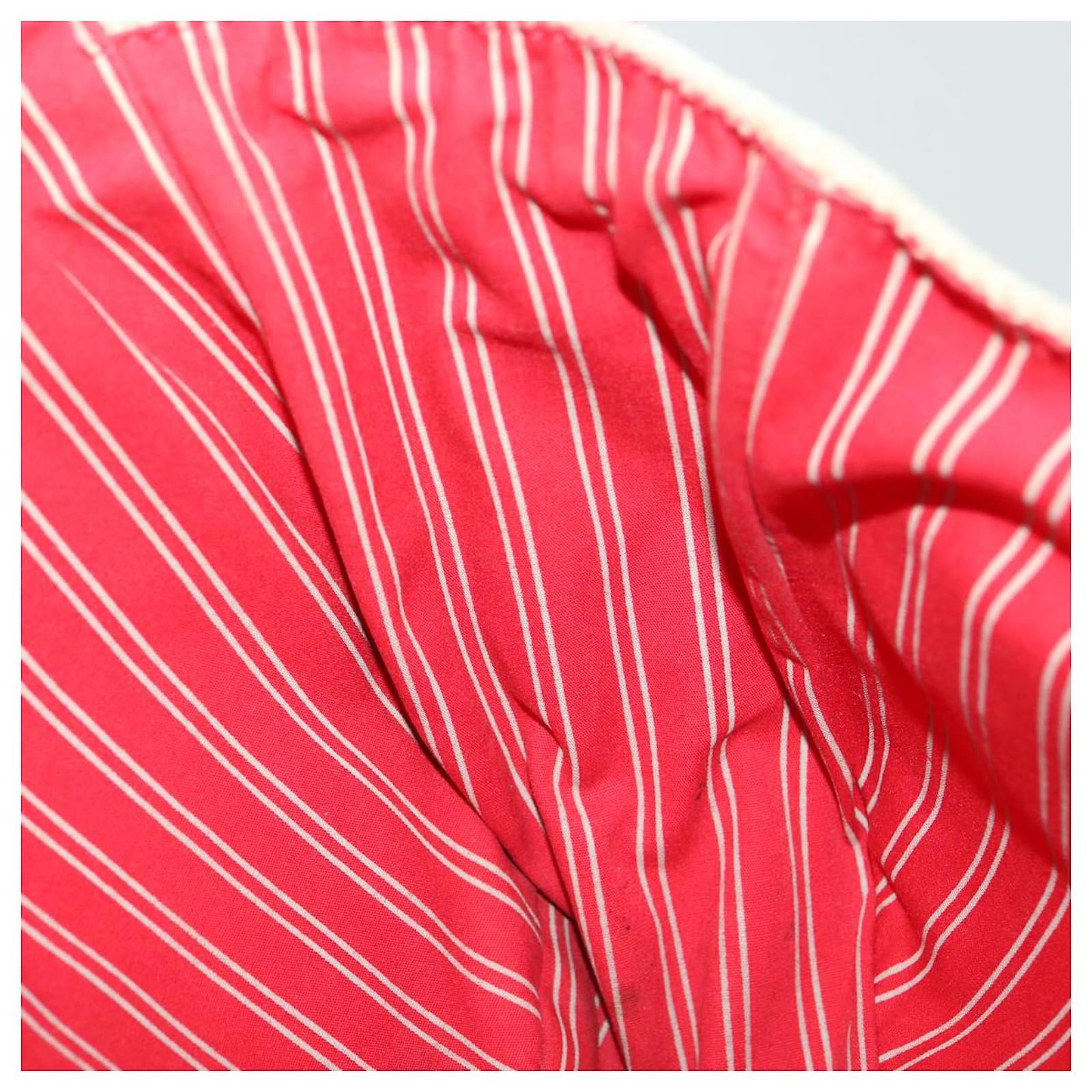 LOUIS VUITTON Antigua Buzzus PM Shoulder Bag Beige Red M40041 LV Auth kk137  Cloth ref.708914 - Joli Closet