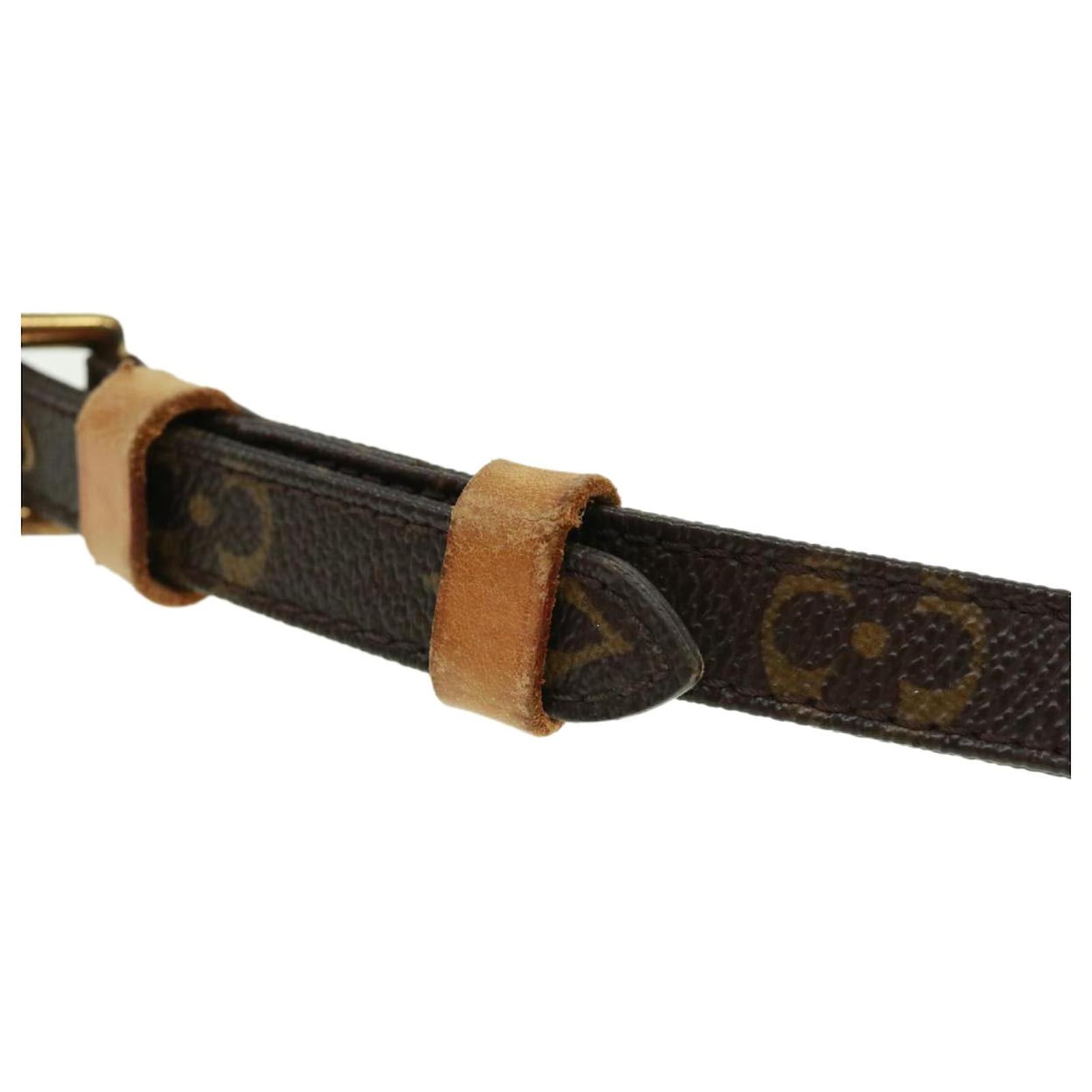 Louis Vuitton monogram shoulder strap 36.6-43.3 LV Auth 32705 Cloth  ref.708965 - Joli Closet