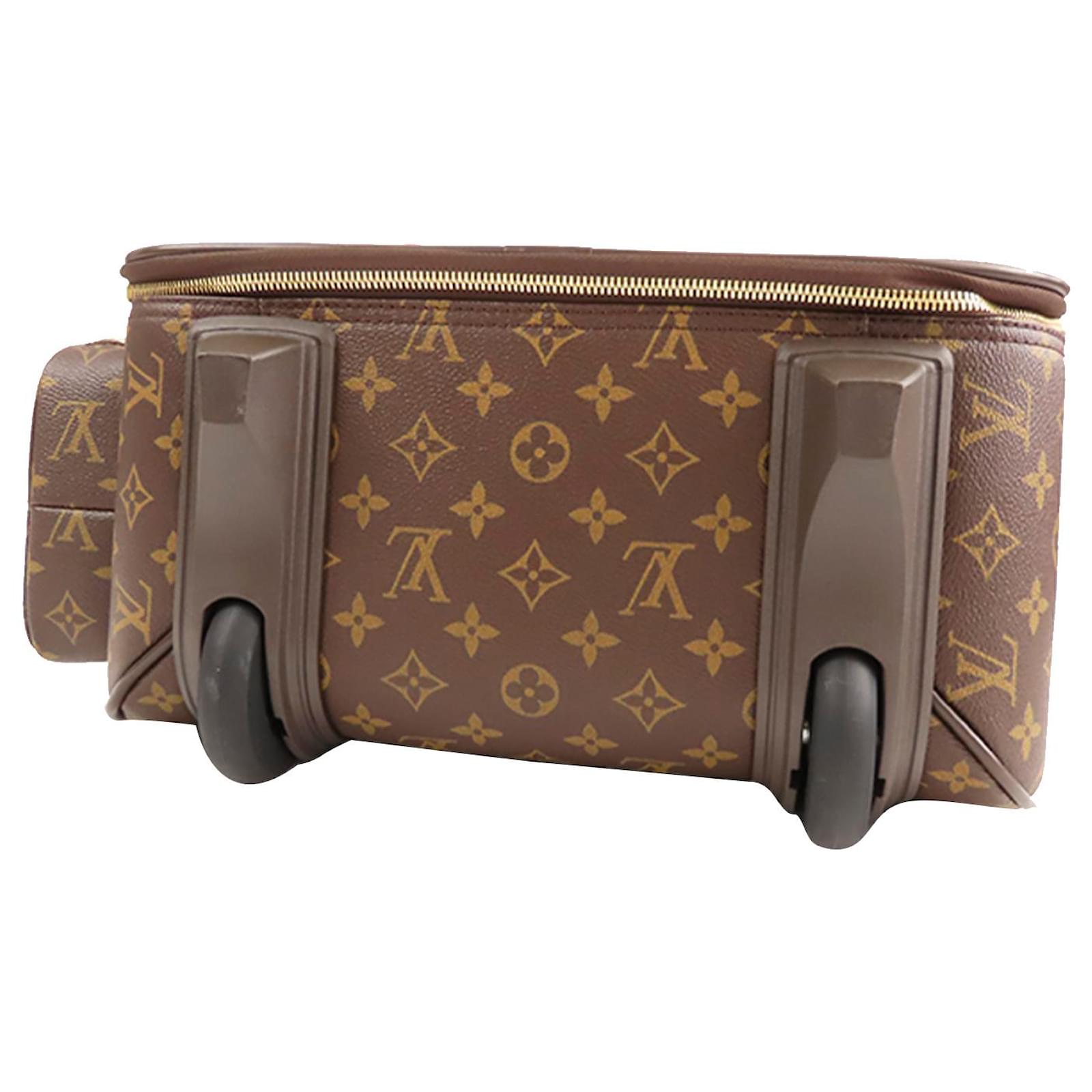 Louis Vuitton Brown Monogram Bosphore 50 Trolley Light brown Leather Cloth  Pony-style calfskin ref.709295 - Joli Closet