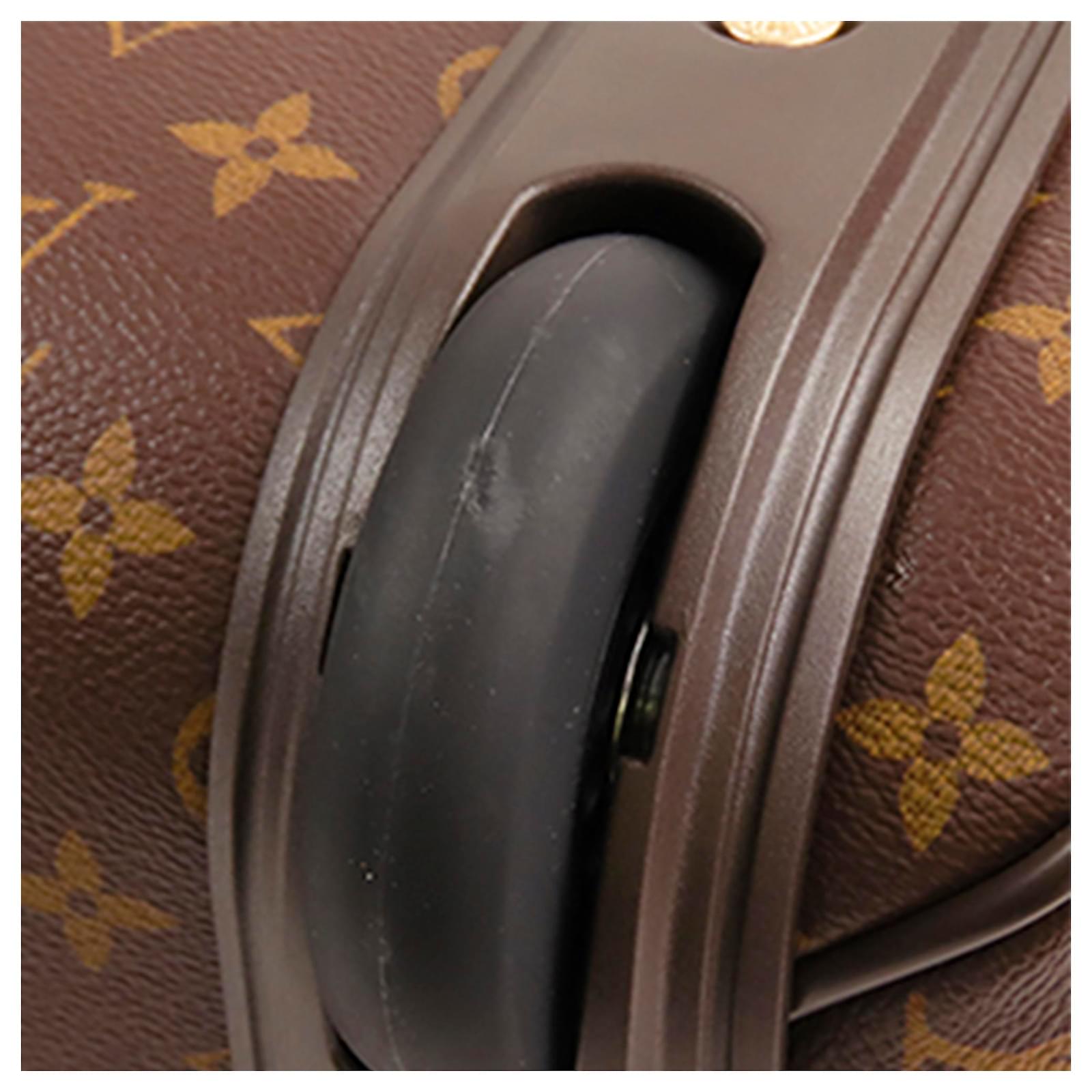 Louis Vuitton Brown Monogram Bosphore 50 Trolley Light brown Leather Cloth  Pony-style calfskin ref.709295 - Joli Closet