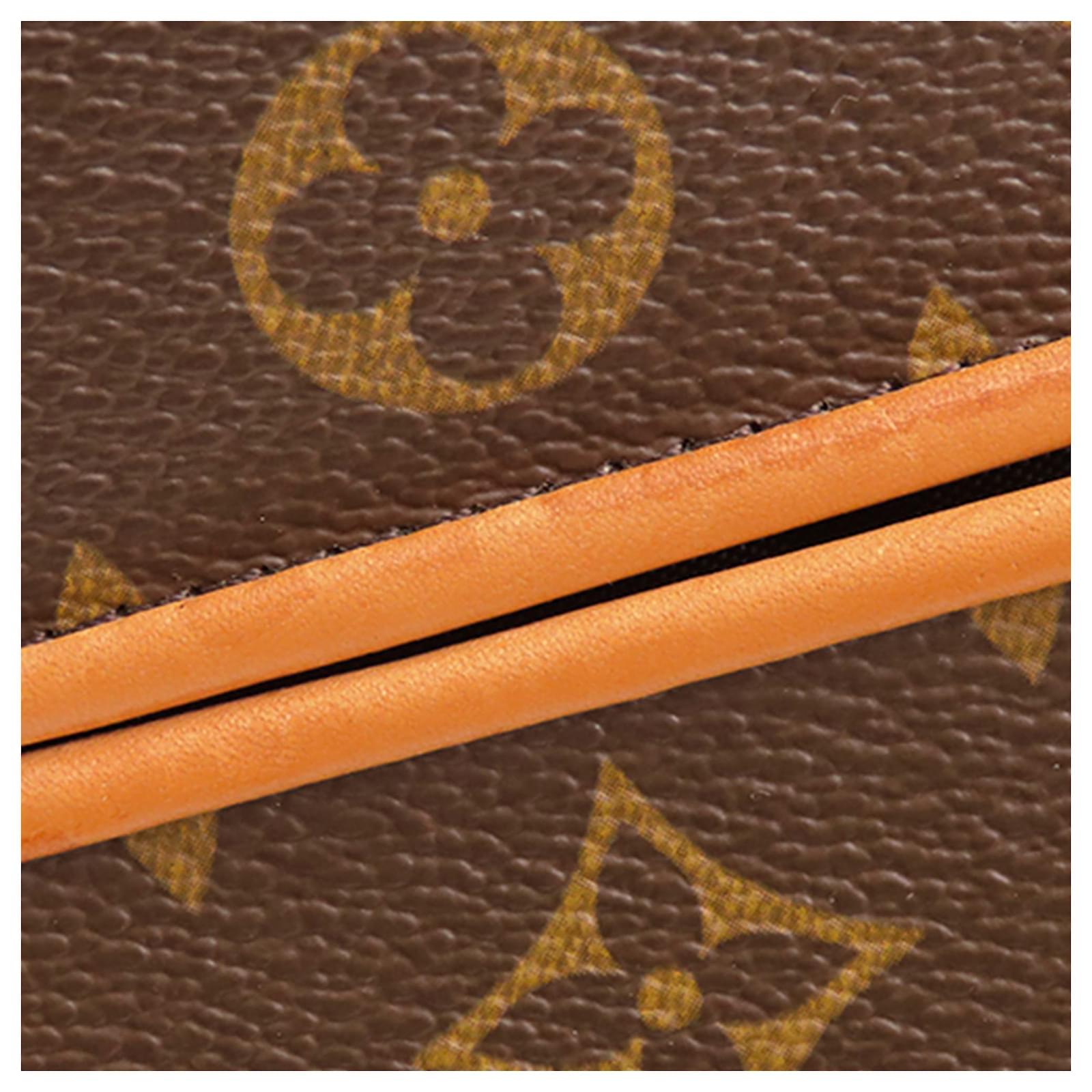 Louis Vuitton Brown Monogram Bosphore 50 Trolley Light brown Leather Cloth  Pony-style calfskin ref.709295 - Joli Closet