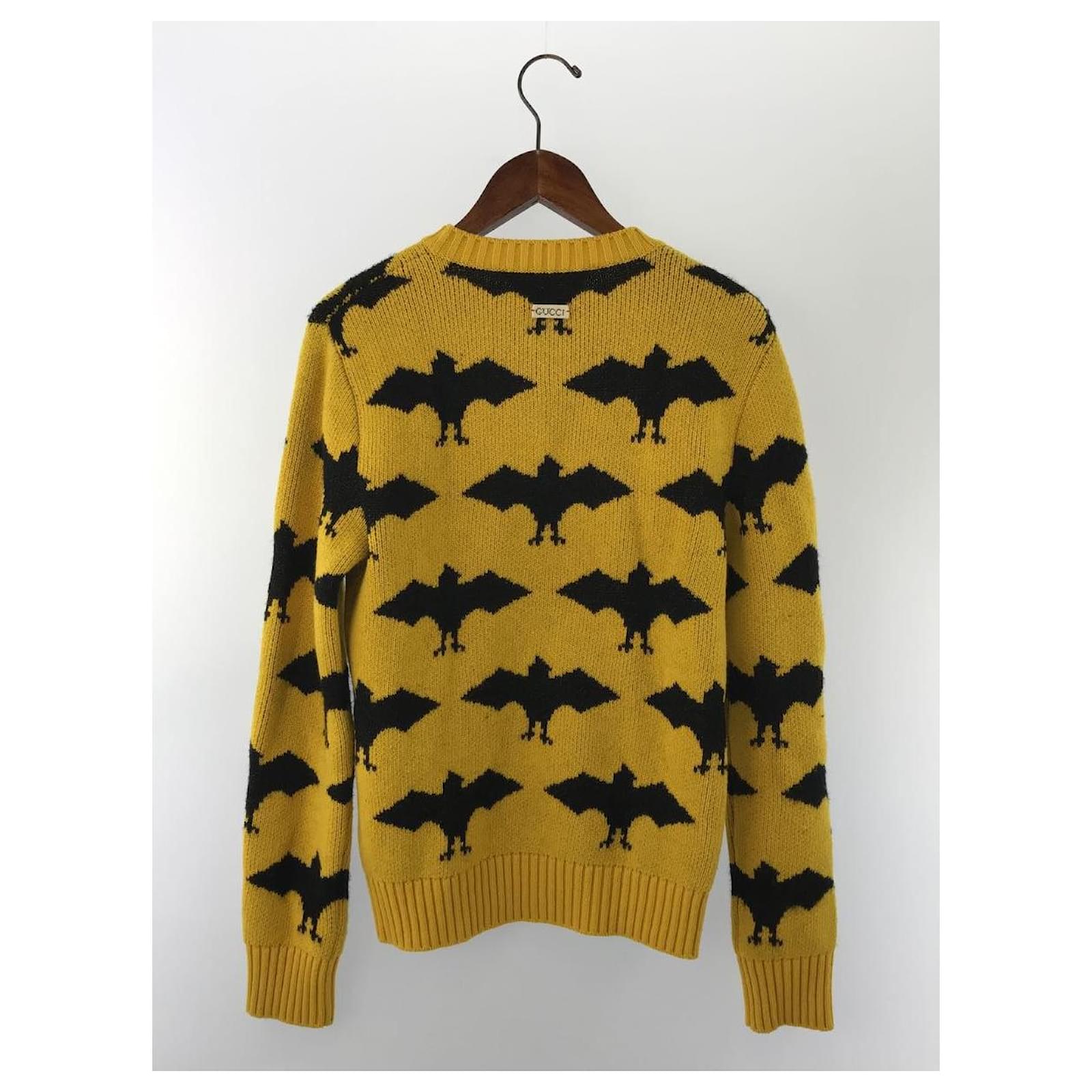 Gucci yellow deals bat sweater