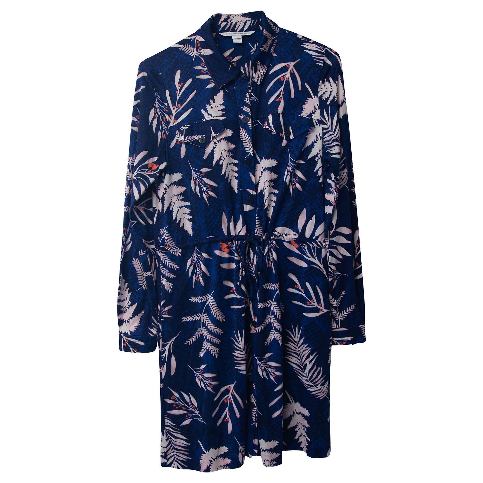 Robe Diane Von Furstenberg - Taille 0 (US) - Imprimé Léopard - Occasion Très Bon état