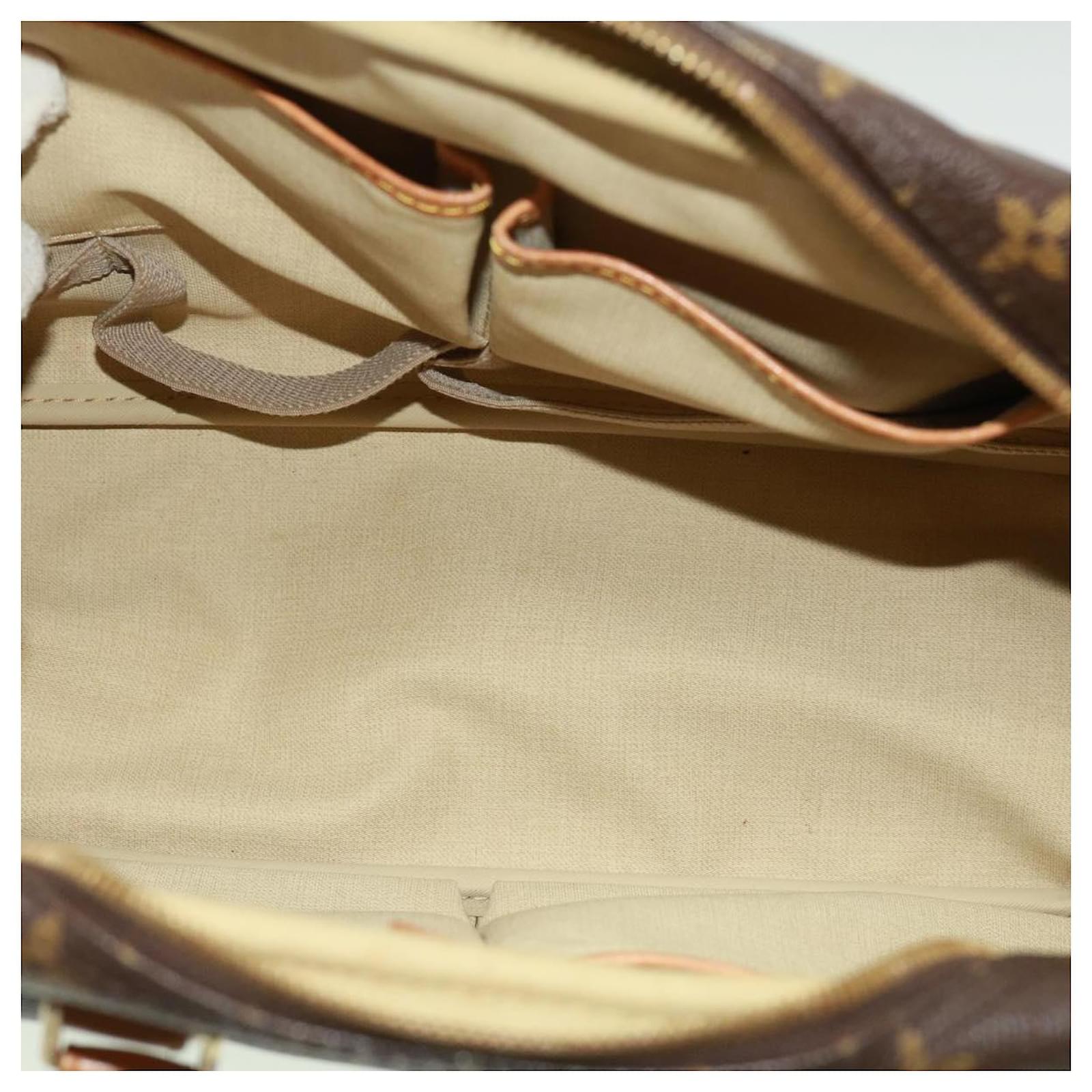 LOUIS VUITTON Monogram Deauville Hand Bag M47270 LV Auth 29680 Cloth  ref.580073 - Joli Closet