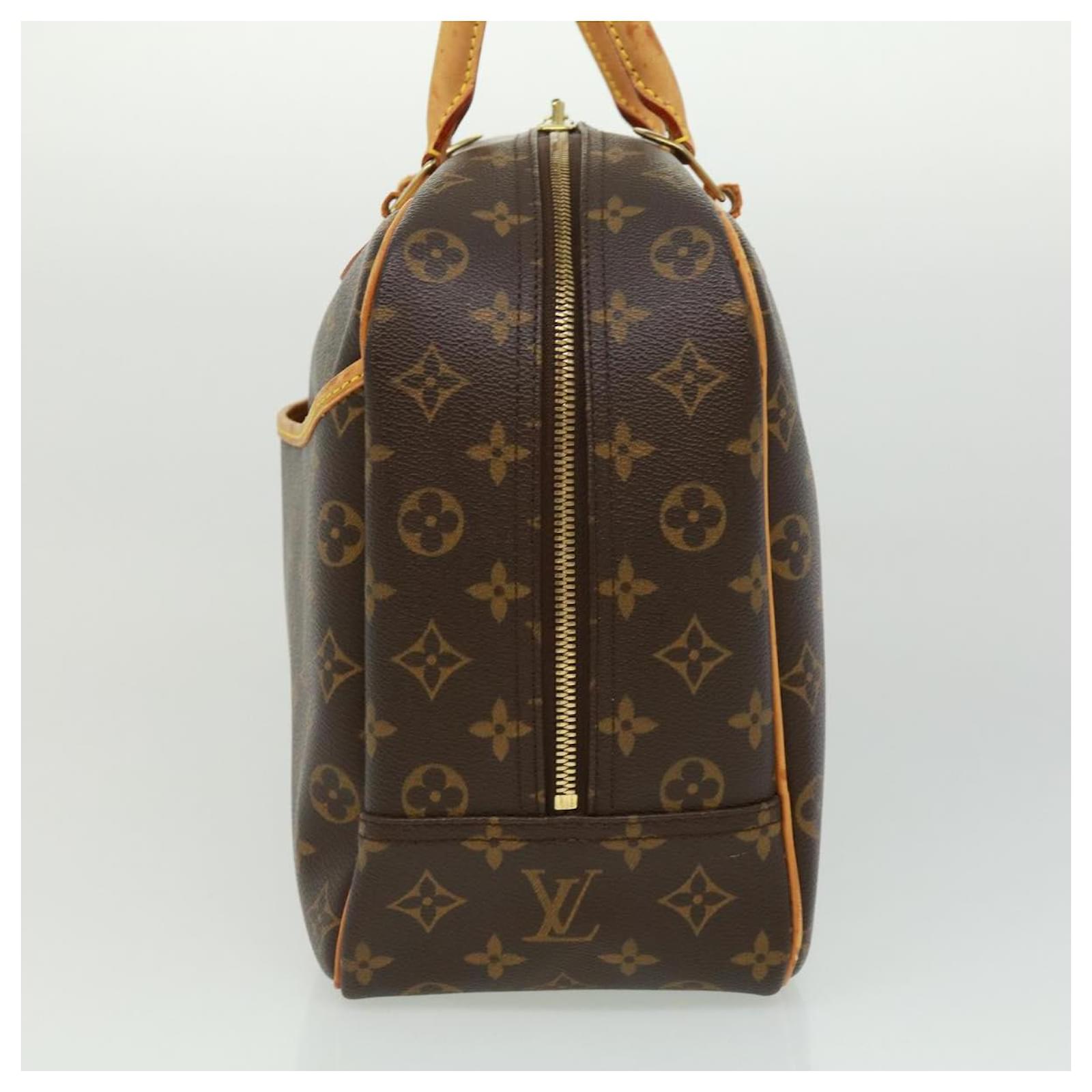 LOUIS VUITTON Monogram Deauville Hand Bag M47270 LV Auth bs4846