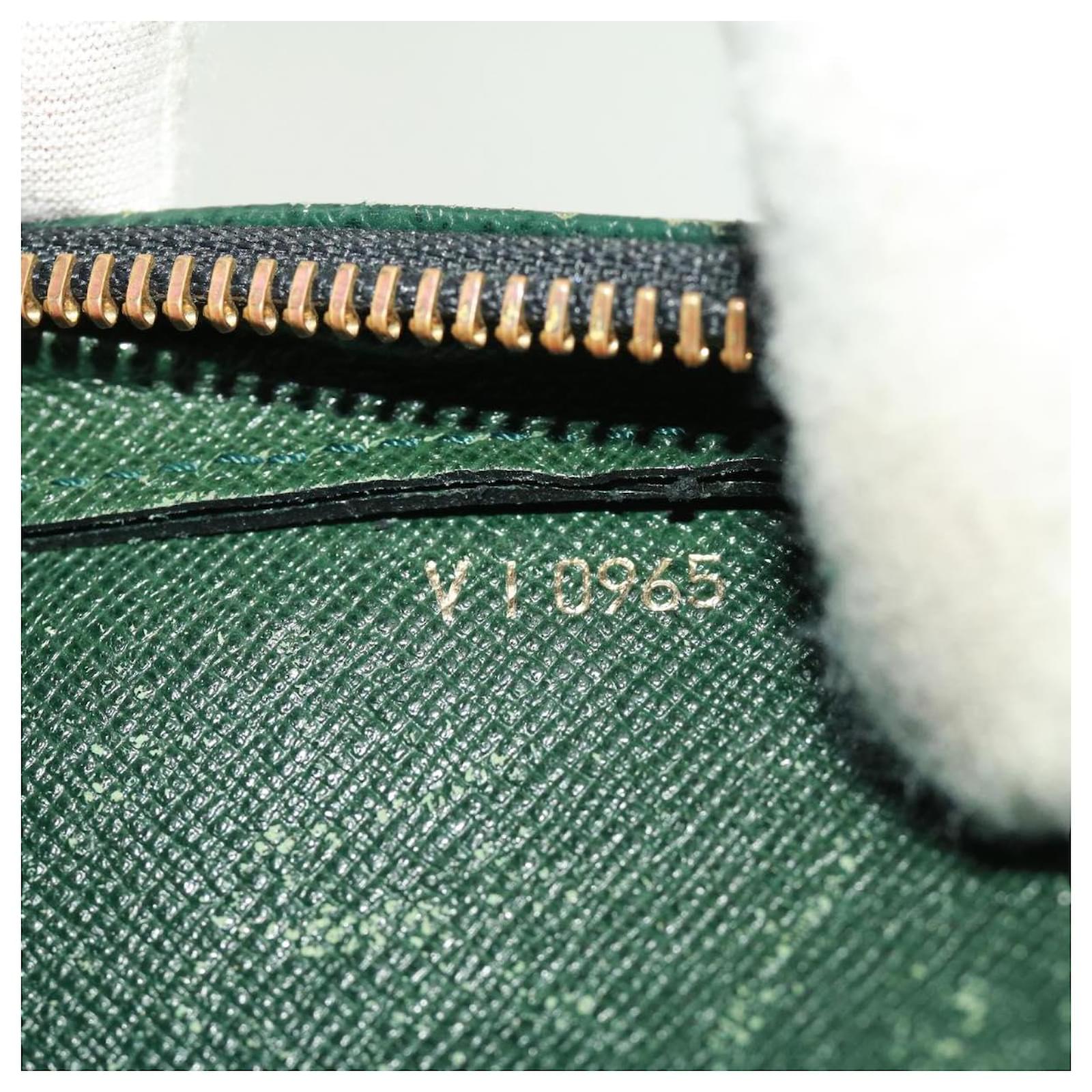 Louis Vuitton, Bags, Louis Vuitton Taiga Baikal Clutch Bag Epicea M384 Lv  Auth Th1580