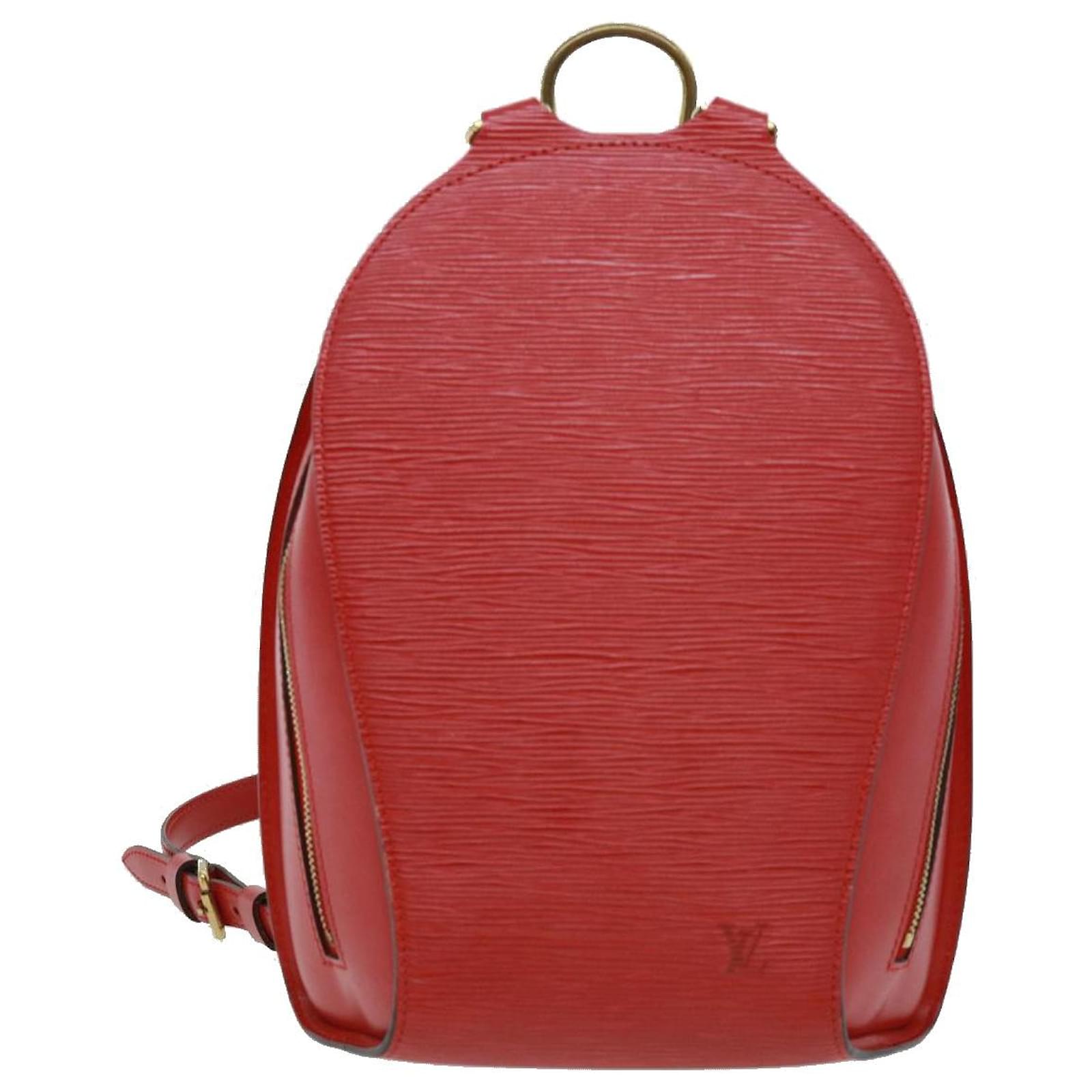 LOUIS VUITTON Epi Mabillon Backpack Red Castilian M52237 LV Auth ar8010b  Leather ref.710730 - Joli Closet