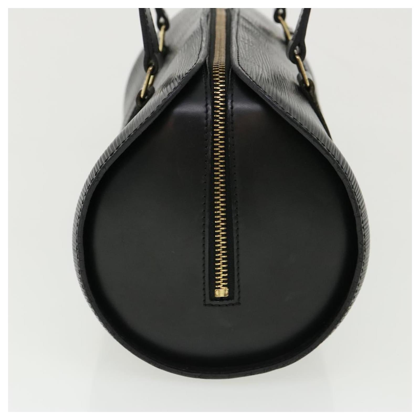 Louis Vuitton Epi Soufflot Handbag M52222 Noir Black Leather Ladies Louis Vuitton