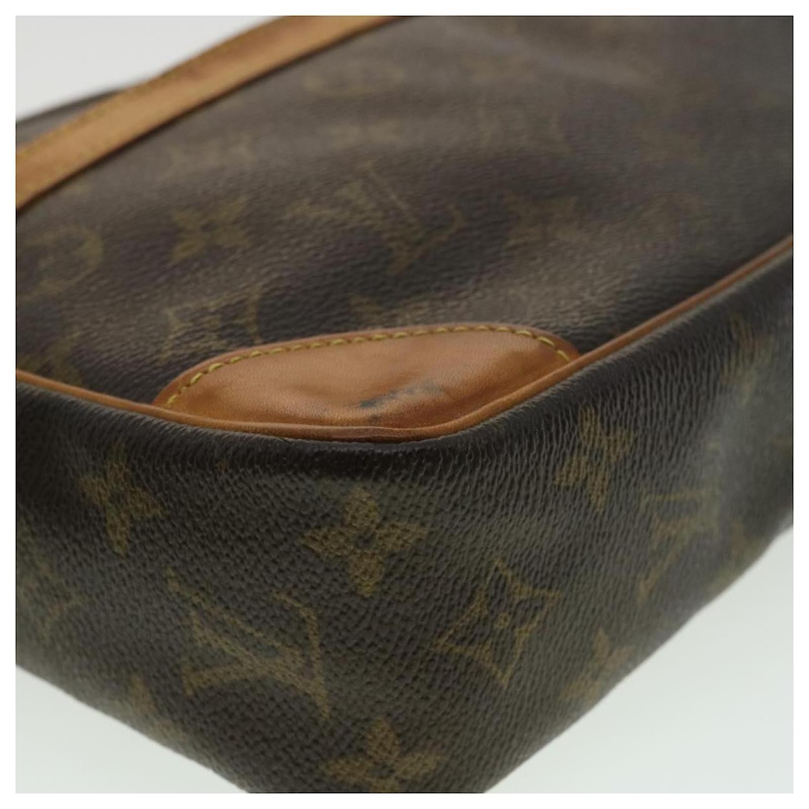 LOUIS VUITTON Monogram Compiegne 28 Clutch Bag M51845 LV Auth ac1487