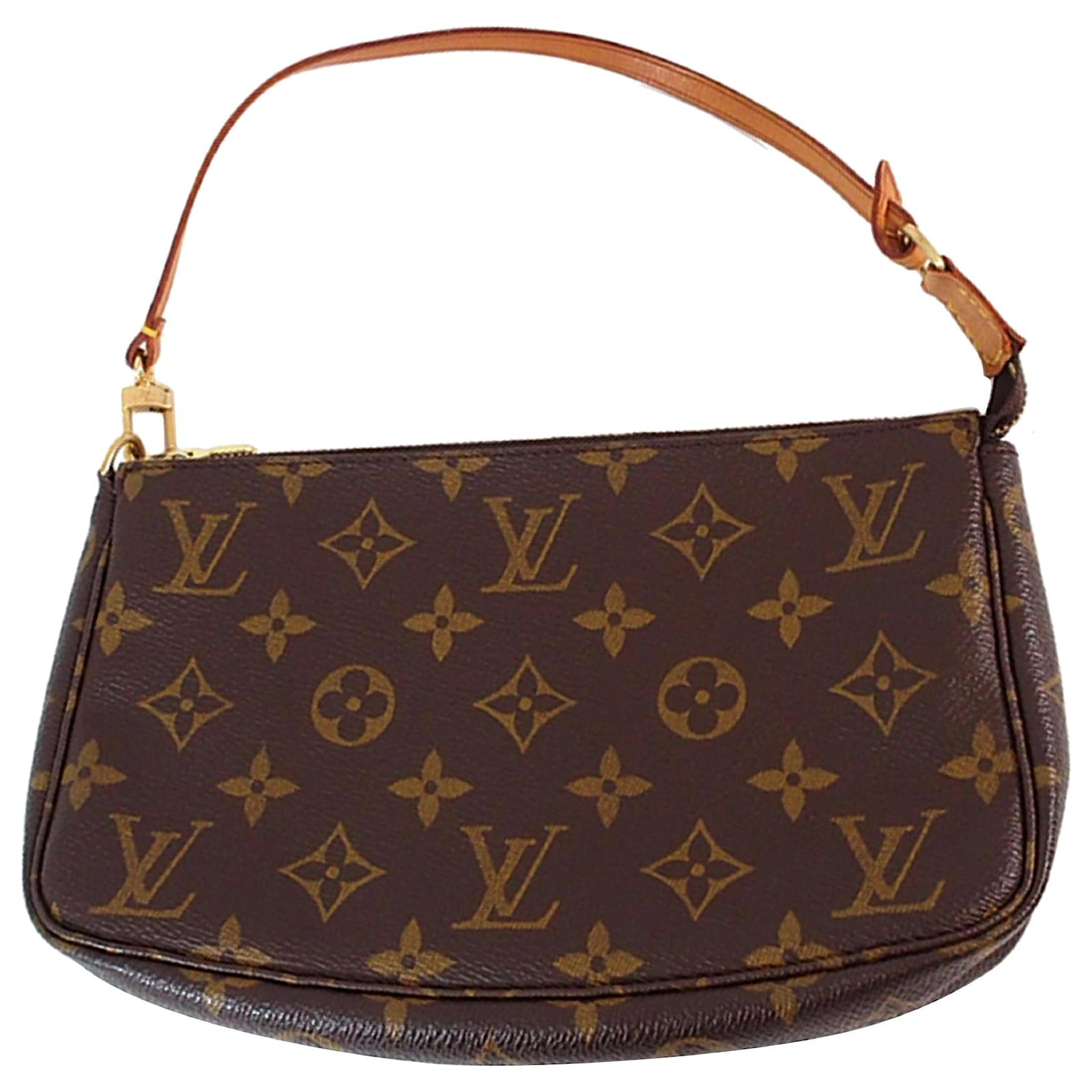 Louis Vuitton Brown Monogram Pochette Accessoires Cloth ref.711749 - Joli  Closet