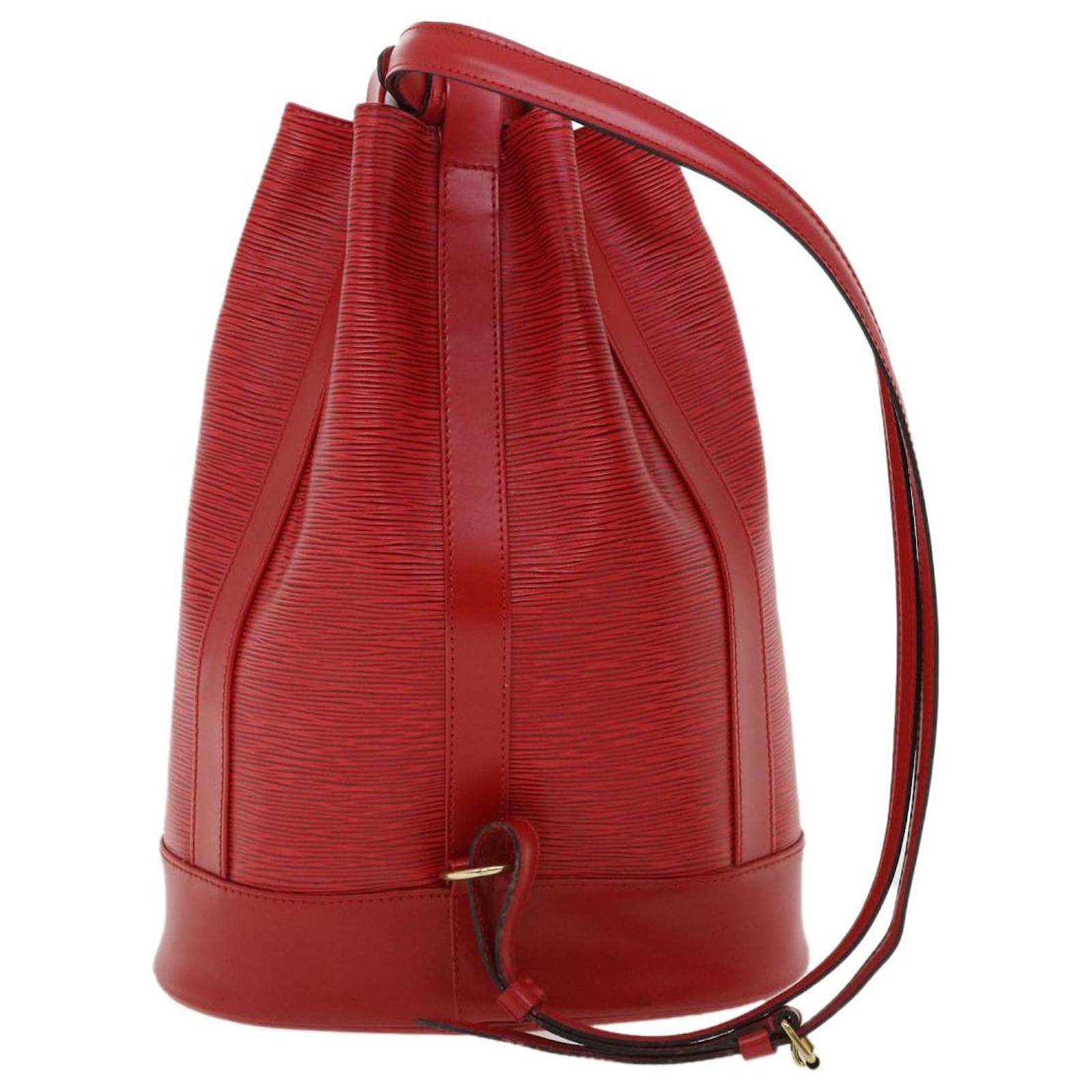 Louis Vuitton Randonnée Red Leather ref.711905 - Joli Closet