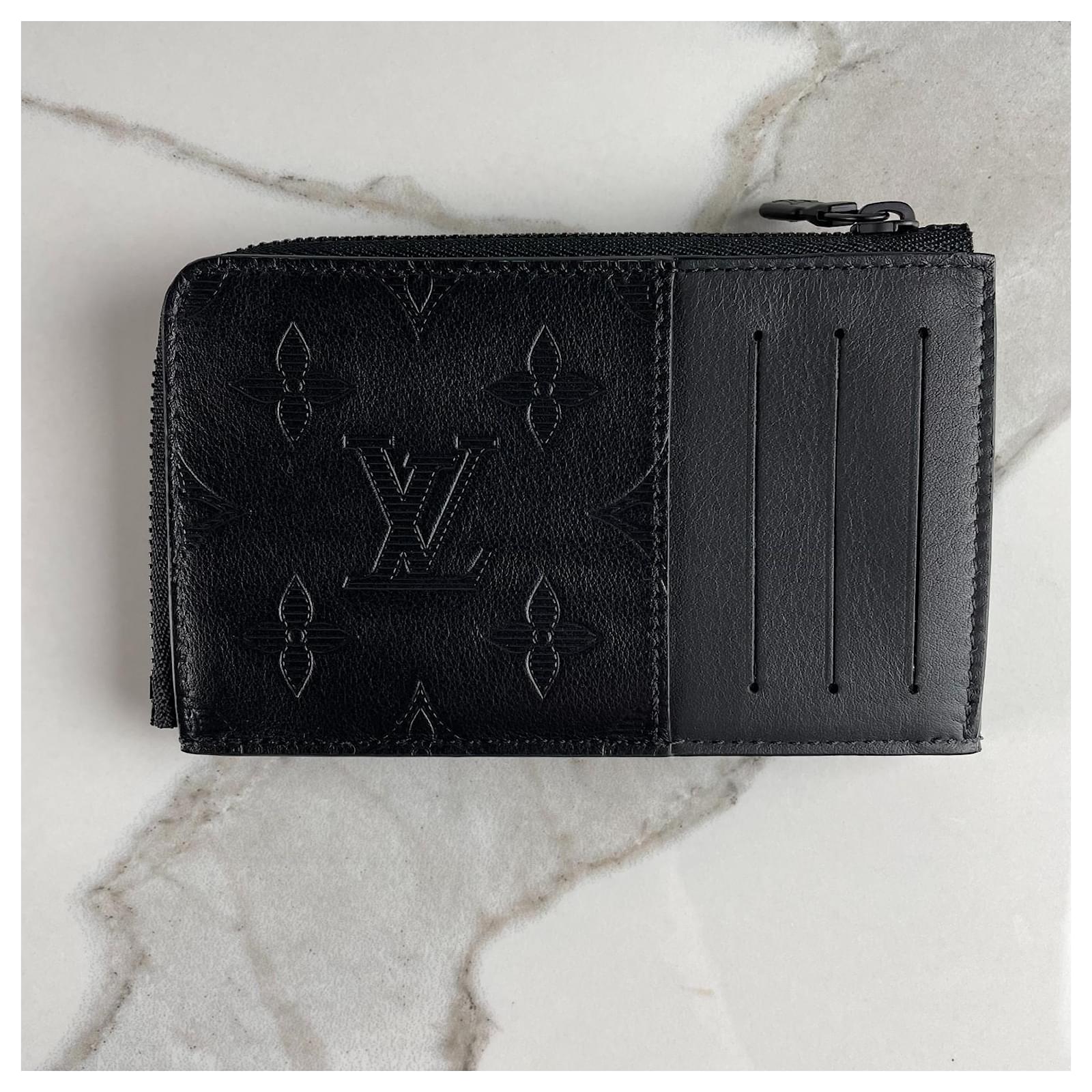 Louis Vuitton Portefeuille Hybrid Black Leather ref.712482 - Joli