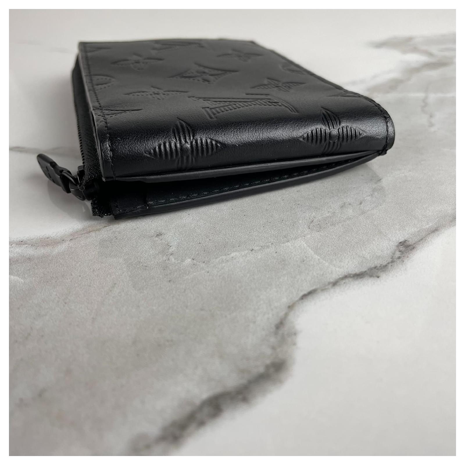 Louis Vuitton, Bags, Louis Vuitton Hybrid Wallet Monogram Shadow Leather  Black