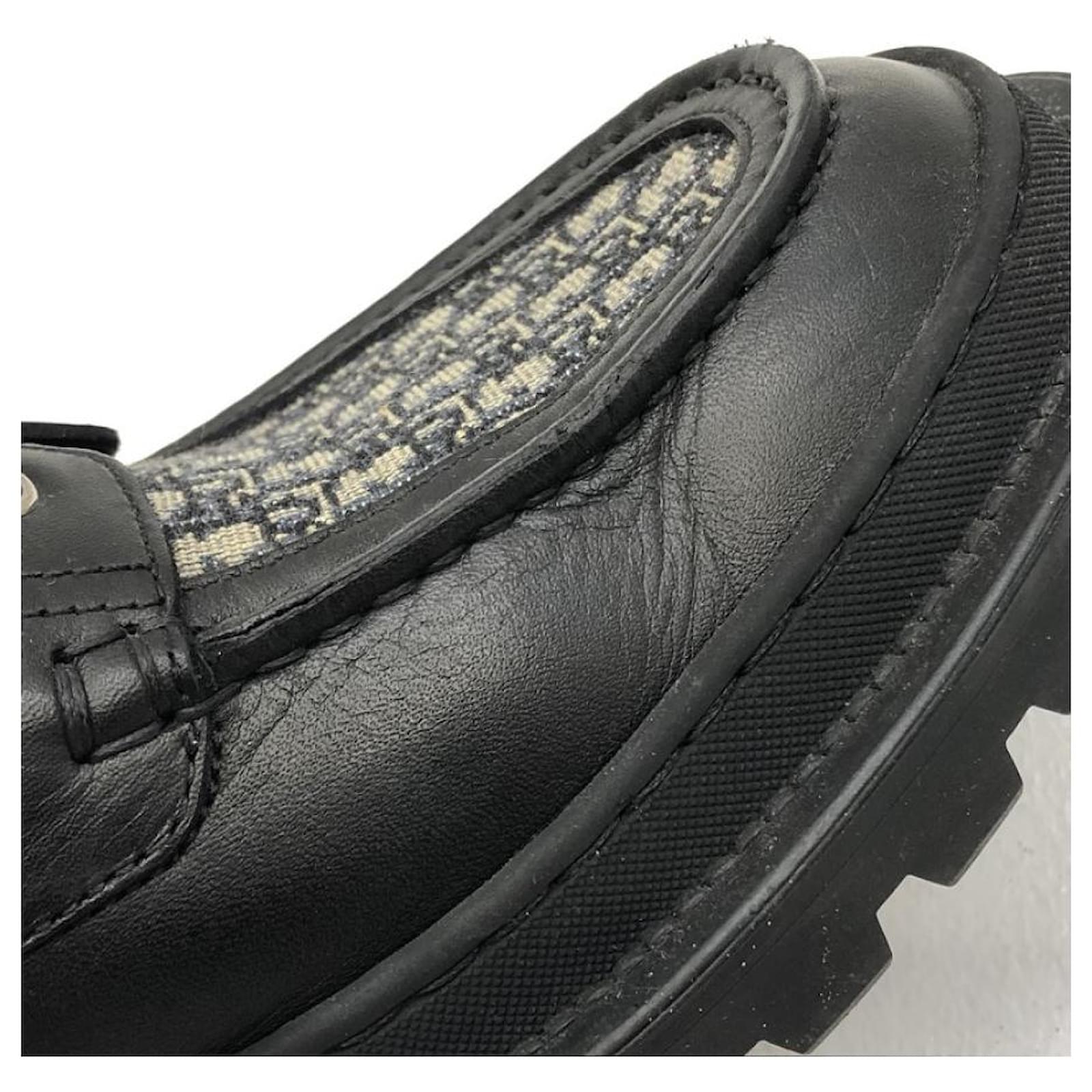 Christian Dior] Christian Dior leather shoes model: explorer boat