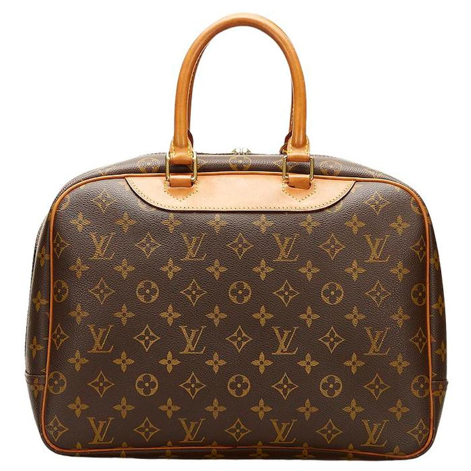 Louis Vuitton Customized Deauville Brown Cloth ref.279199 - Joli