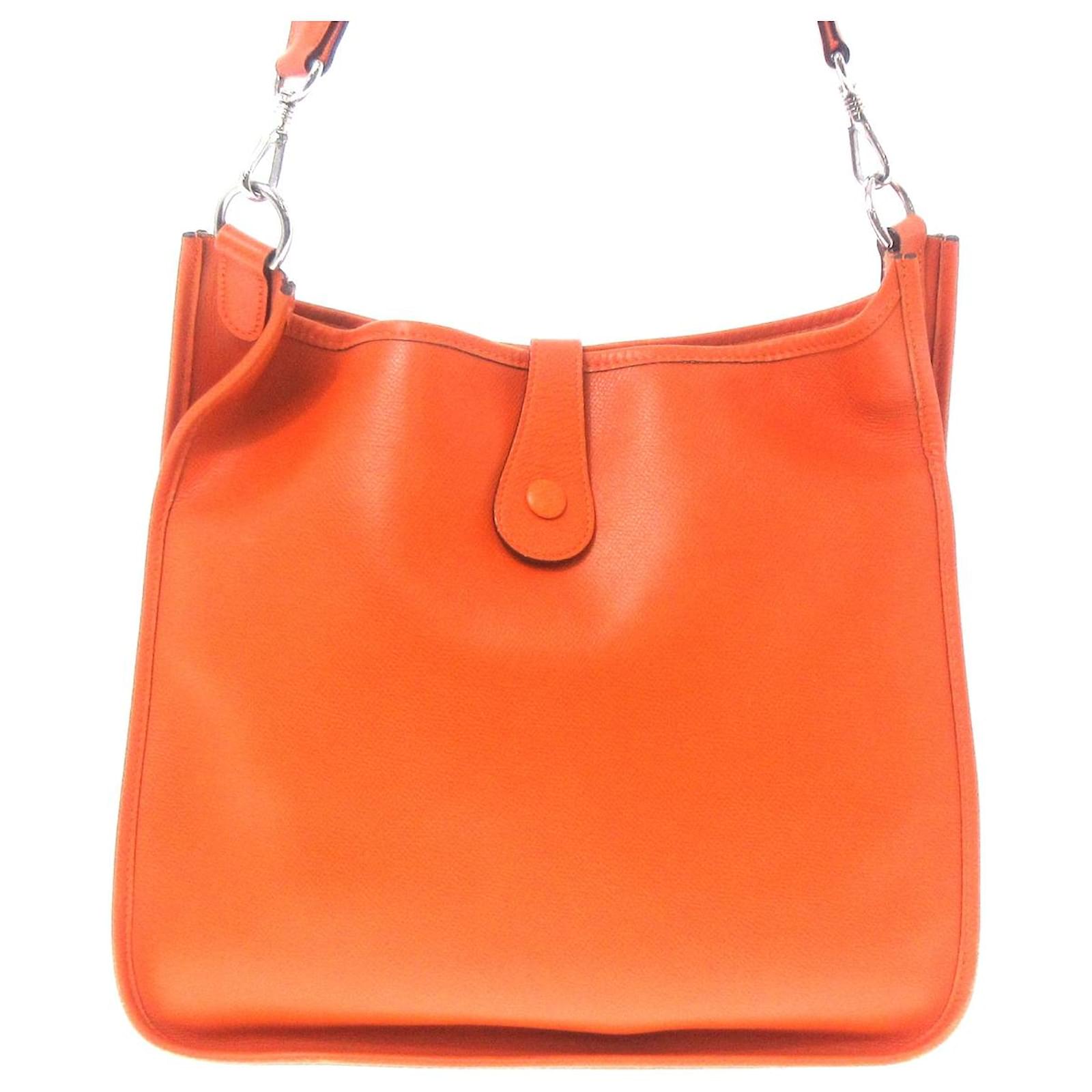 Hermès Evelyne Orange Leather ref.713488 - Joli Closet
