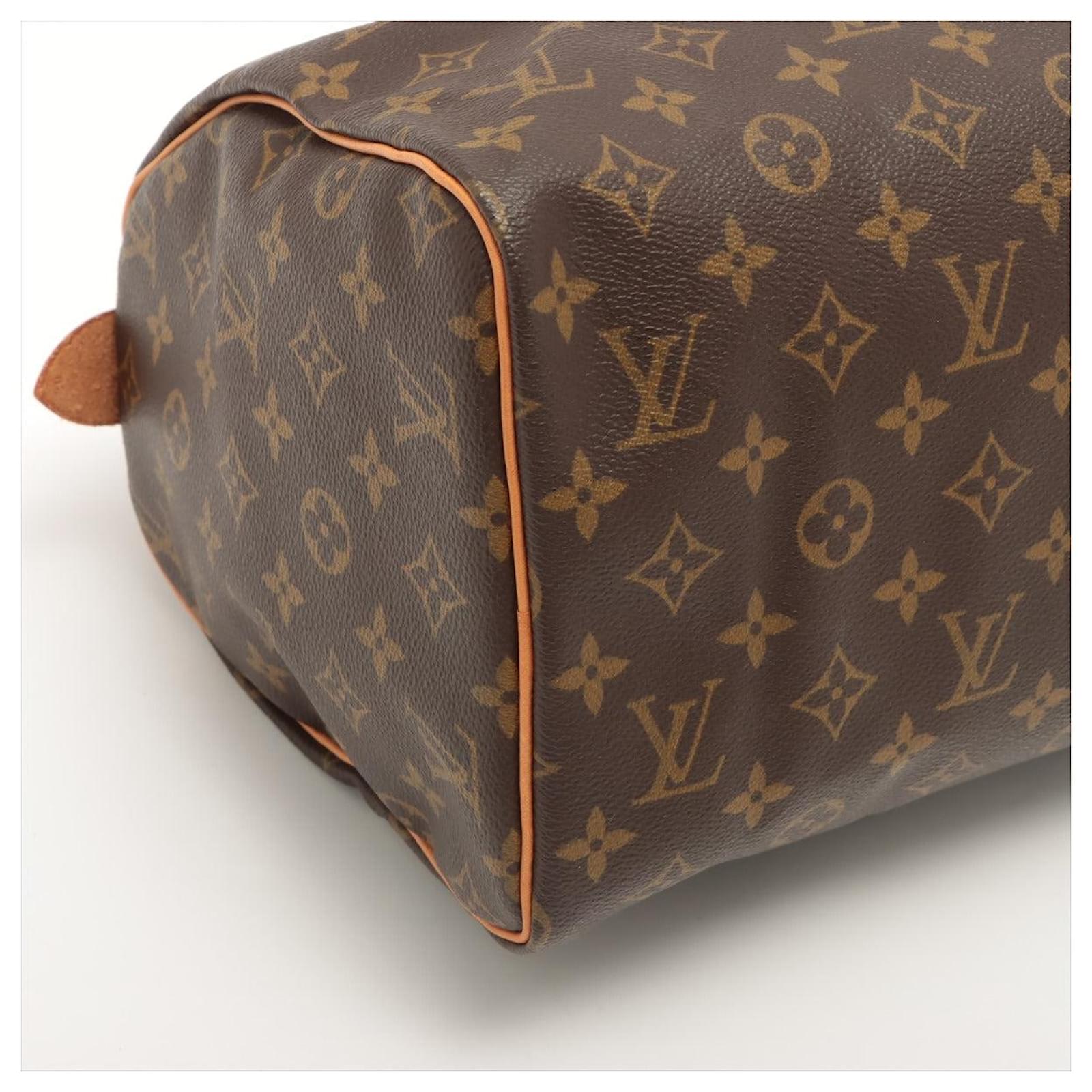 Louis Vuitton Monogram Speedy 30 M41108 Brown Cloth ref.806254