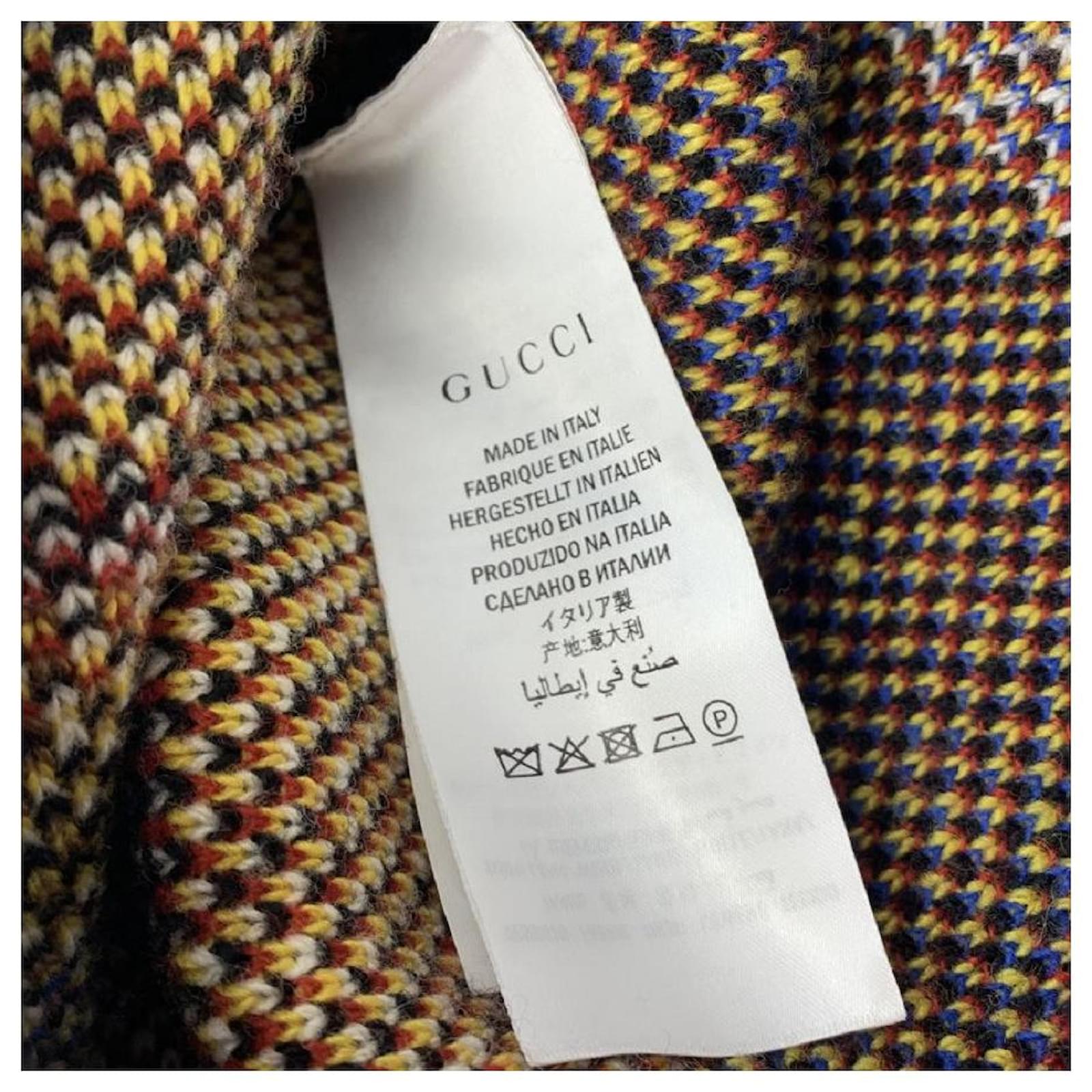 Hermès * [GUCCI Gucci] Men's Sweater Knit LOVED Metal Mix Multiple