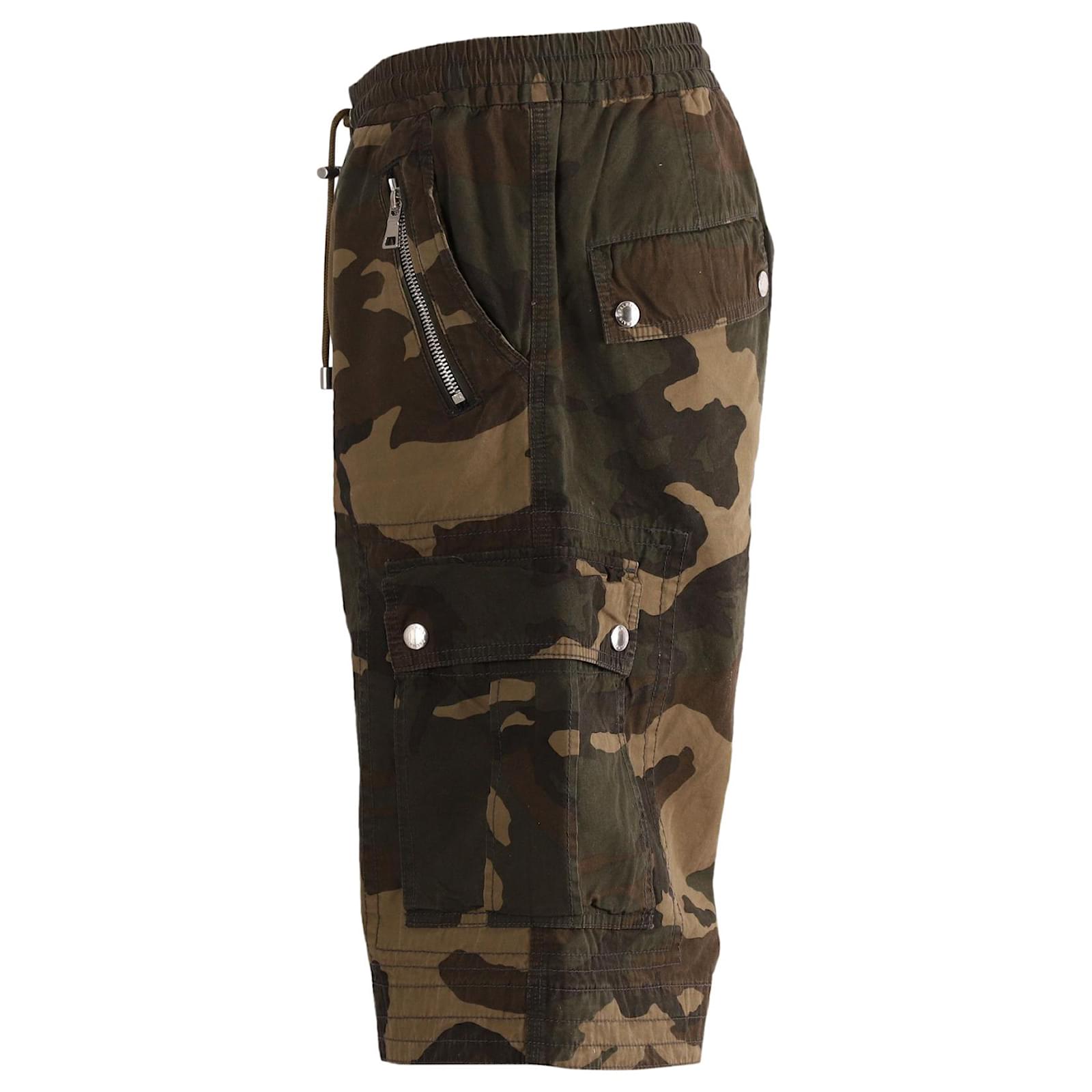 Balmain camo discount shorts