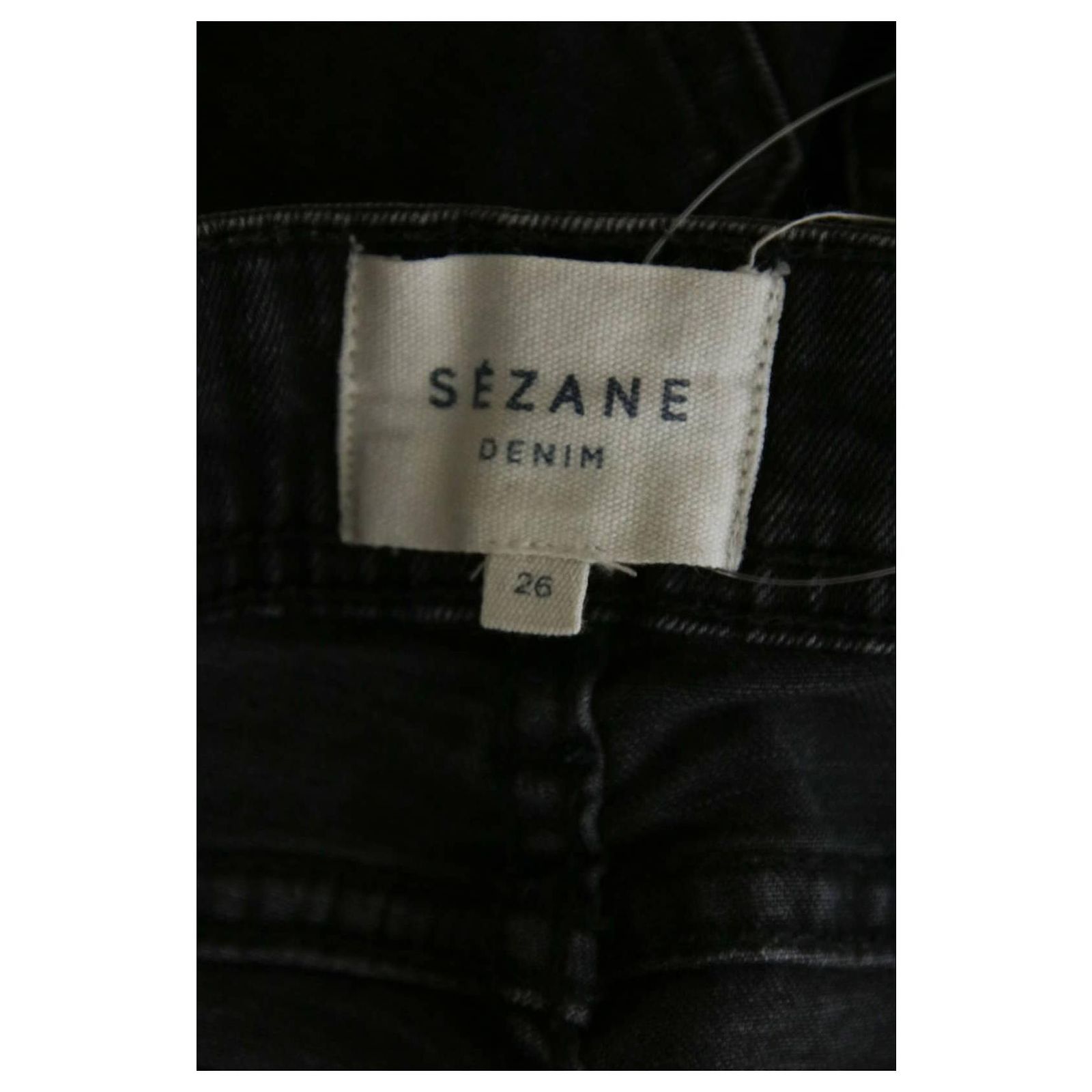 Jean Skinny Gris Sézane Femme Taille 27 (S) – Bon État, Denim Élégant, Coupe Cintrée