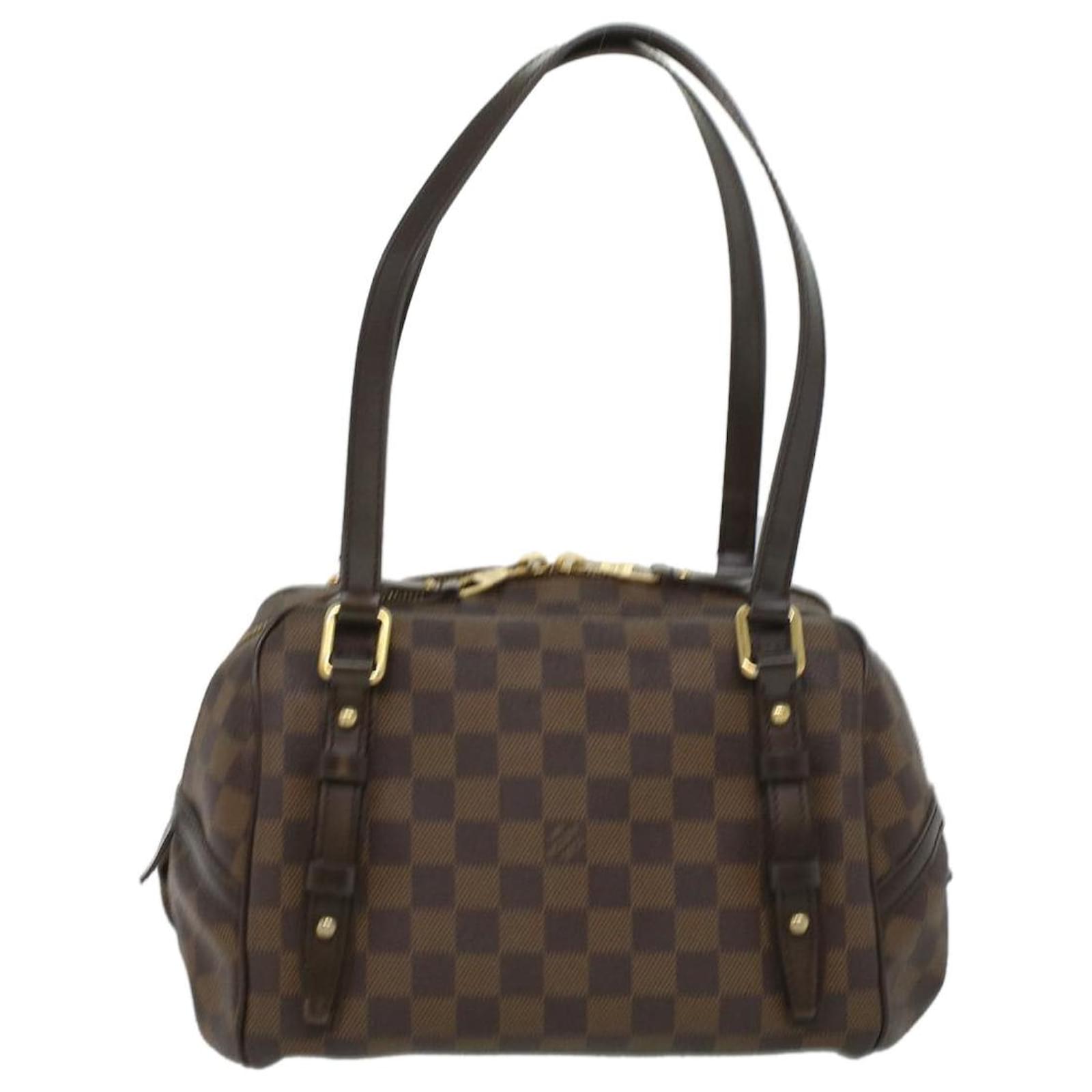 LOUIS VUITTON Damier Ebene Portobello PM Shoulder Bag N41184 LV Auth 43928