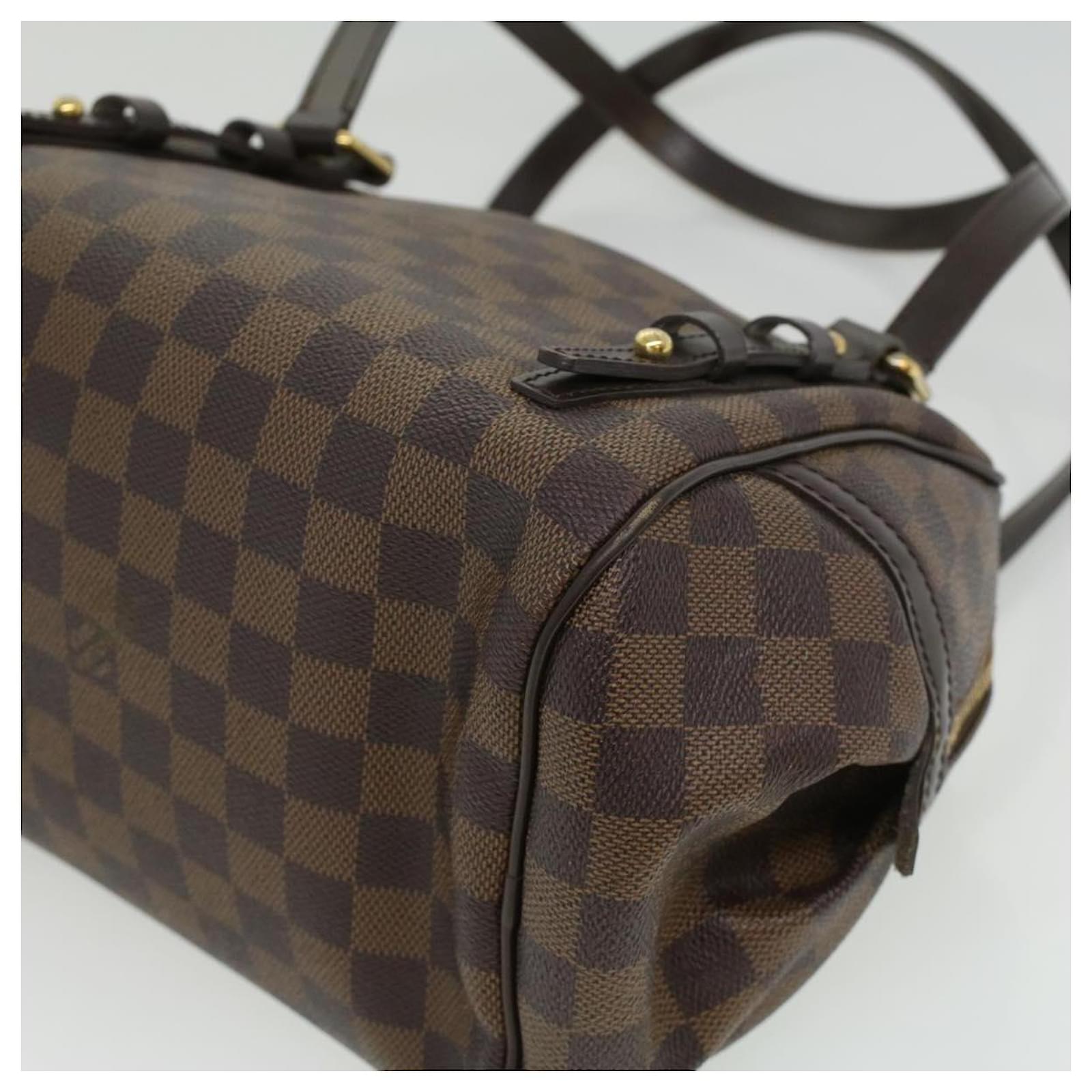 LOUIS VUITTON Damier Ebene Rivington PM Hand Bag N41157 LV Auth