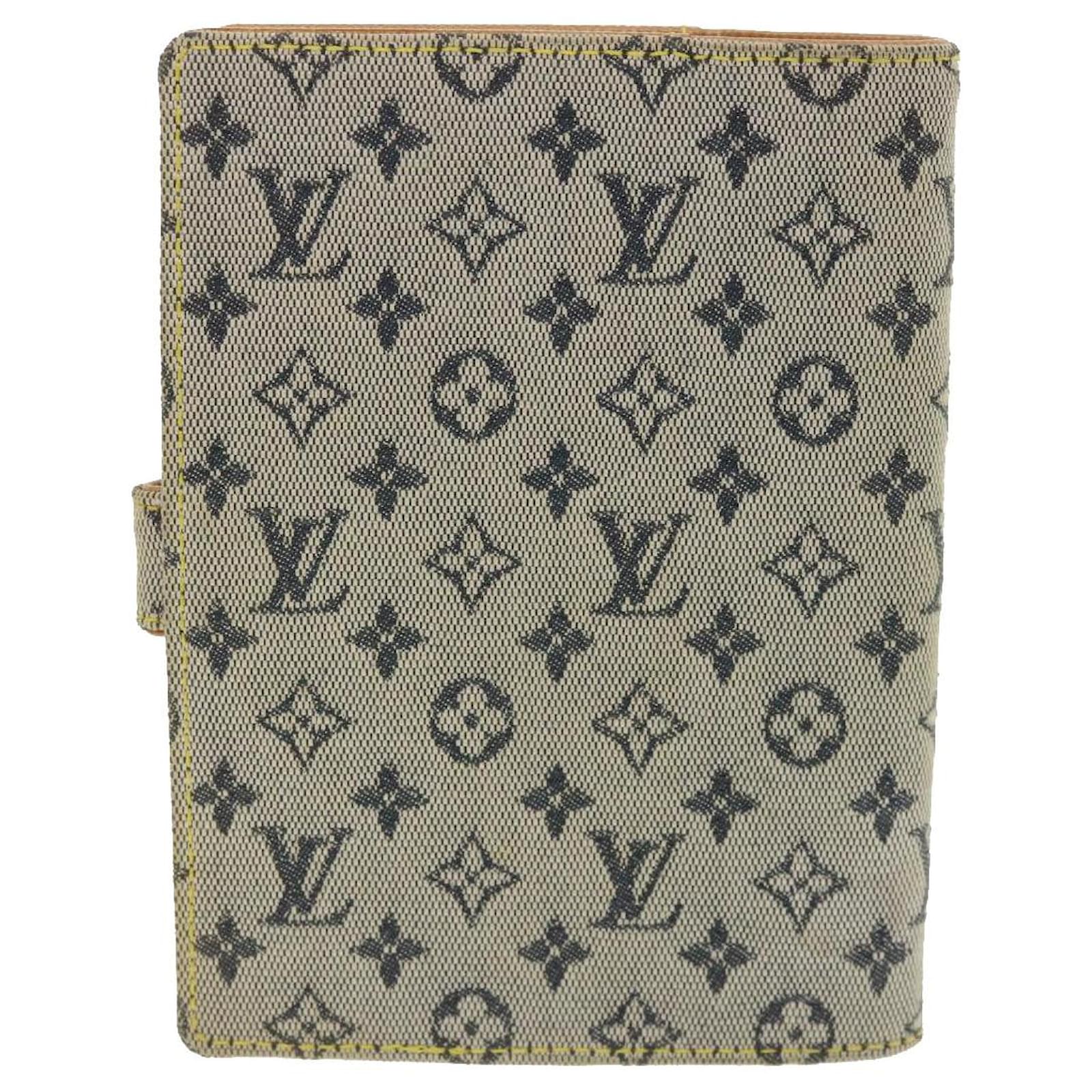 LOUIS VUITTON Monogram Mini Agenda PM Day Planner Cover Blue R20910 Auth  ac1215 ref.716969 - Joli Closet