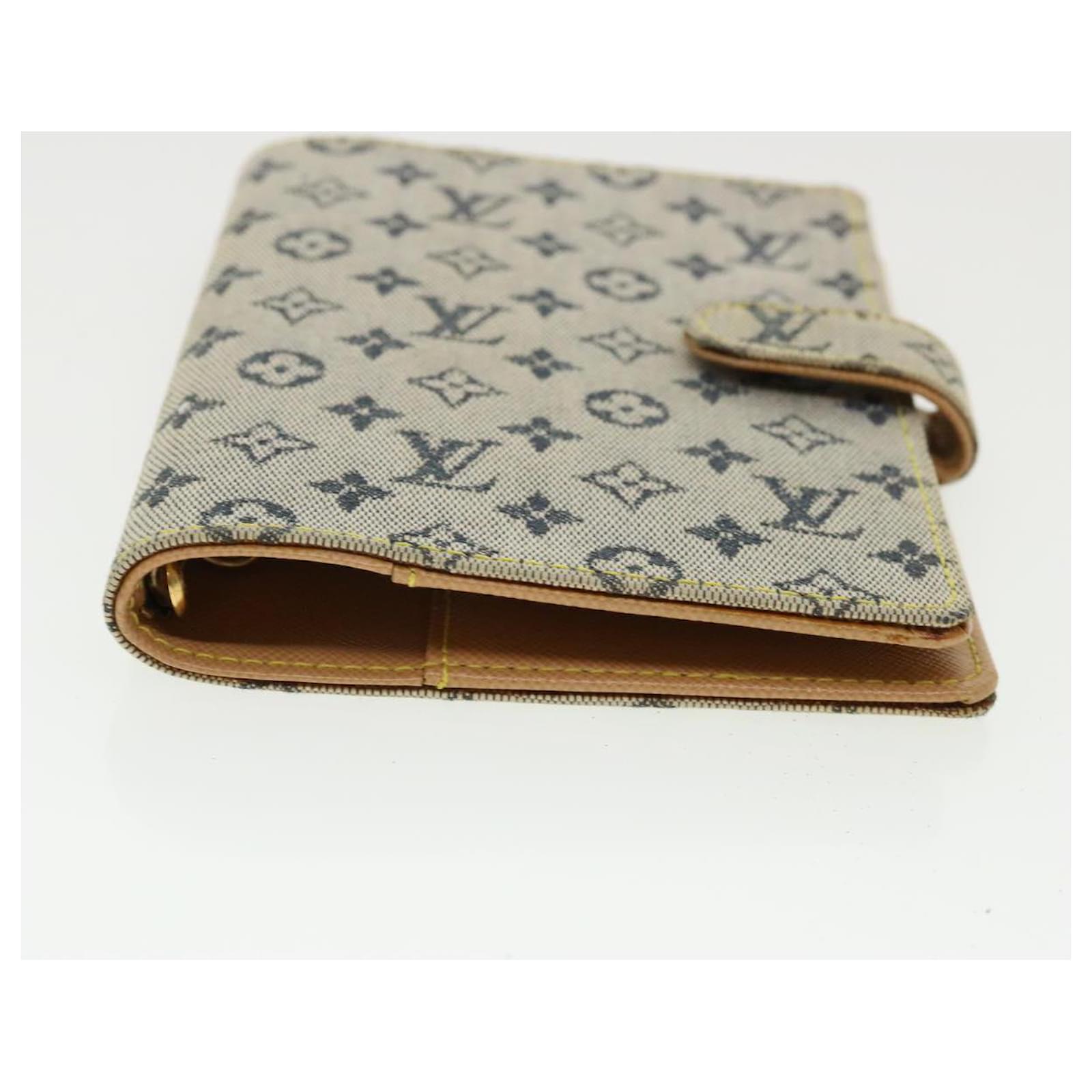 LOUIS VUITTON Monogram Mini Agenda PM Day Planner Cover Blue R20910 Auth  ac1215 ref.716969 - Joli Closet