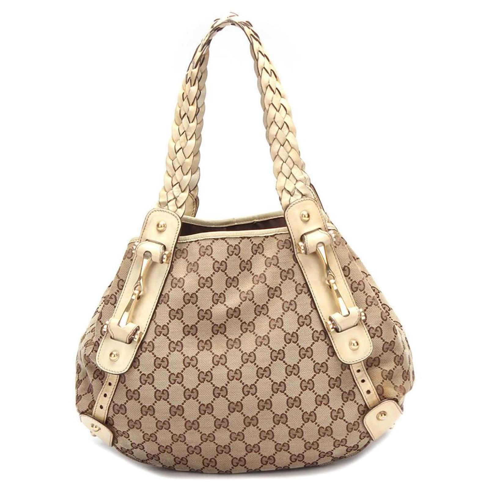 gucci GG Canvas Pelham Shoulder Bag brown Cloth ref.717569
