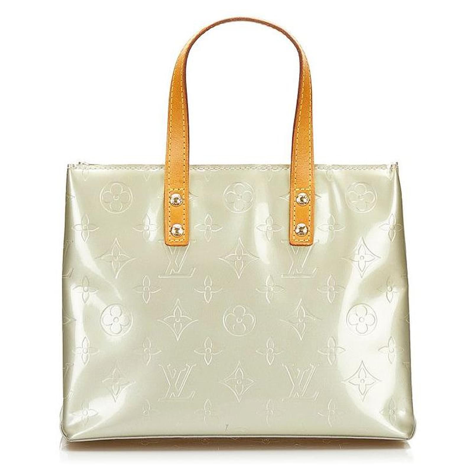 Louis Vuitton Silver Monogram Vernis Reade PM Bag Louis Vuitton