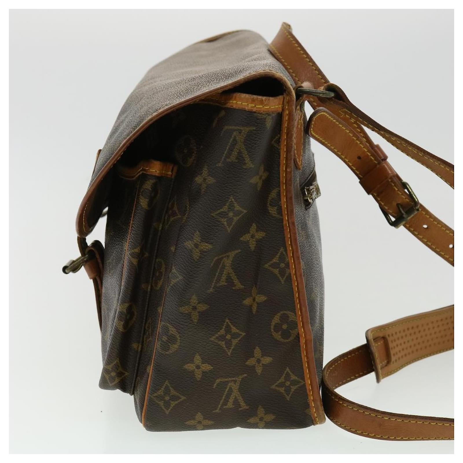 3ad3273] Auth Louis Vuitton Shoulder Bag Monogram Sac Basas Japon