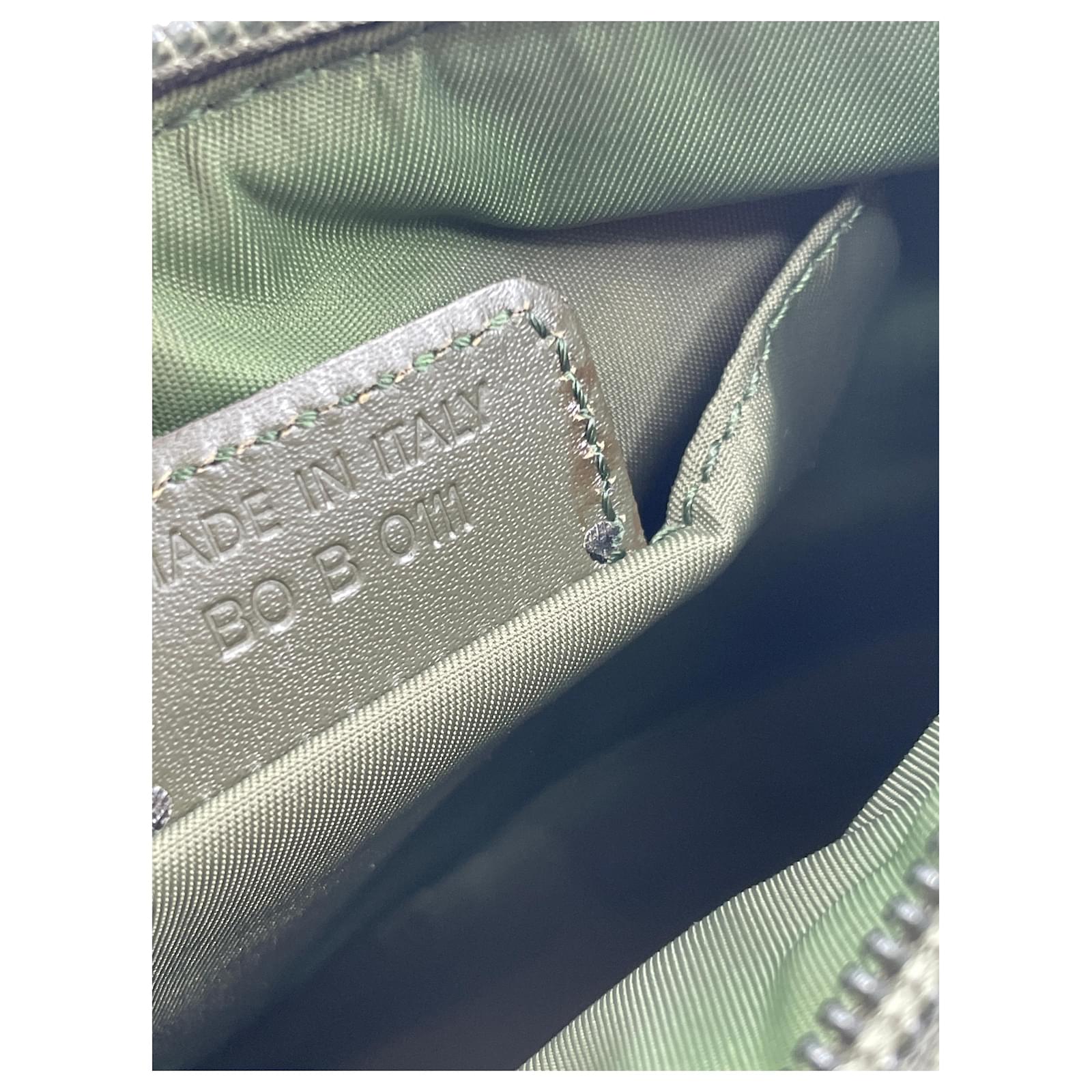 Green Canvas Dior Diorissimo Pochette Cloth ref.719299 - Joli Closet