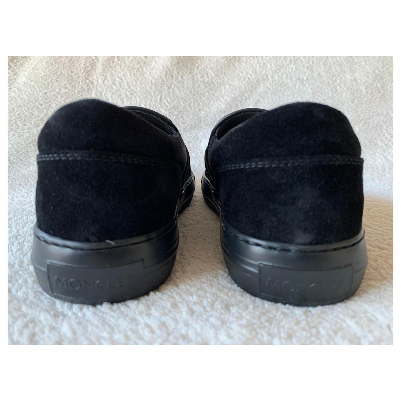 【送料&関税込】Moncler Ariel Slip Leather Slip-on Sneakers Moncler Ariel Slip Leather Slip-on Sneakers | italist