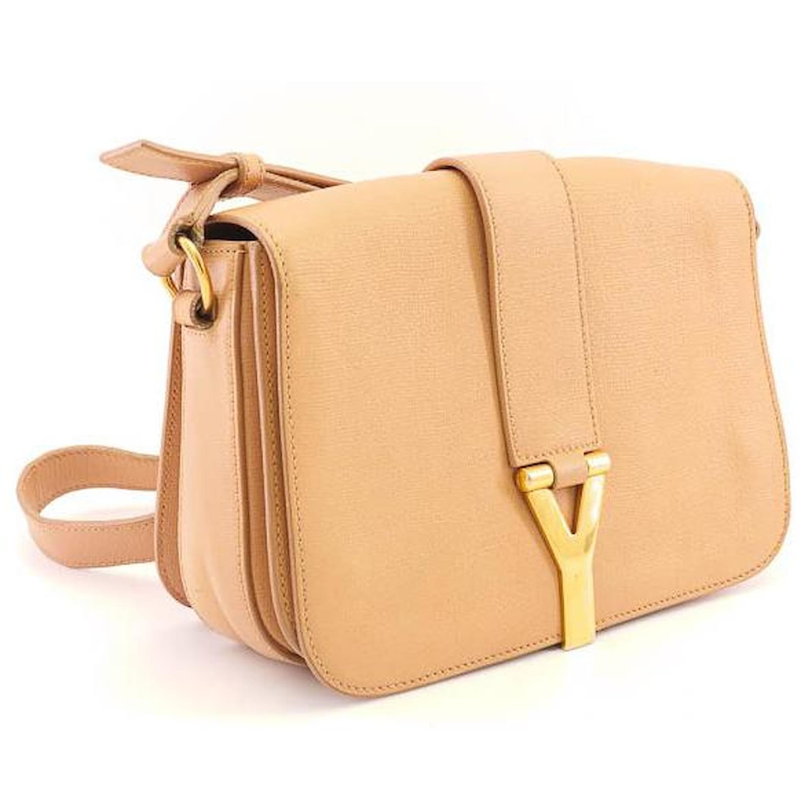 Yves Saint Laurent YSL Shoulder Bag Chyc Leather Beige ref.719848 - Joli  Closet