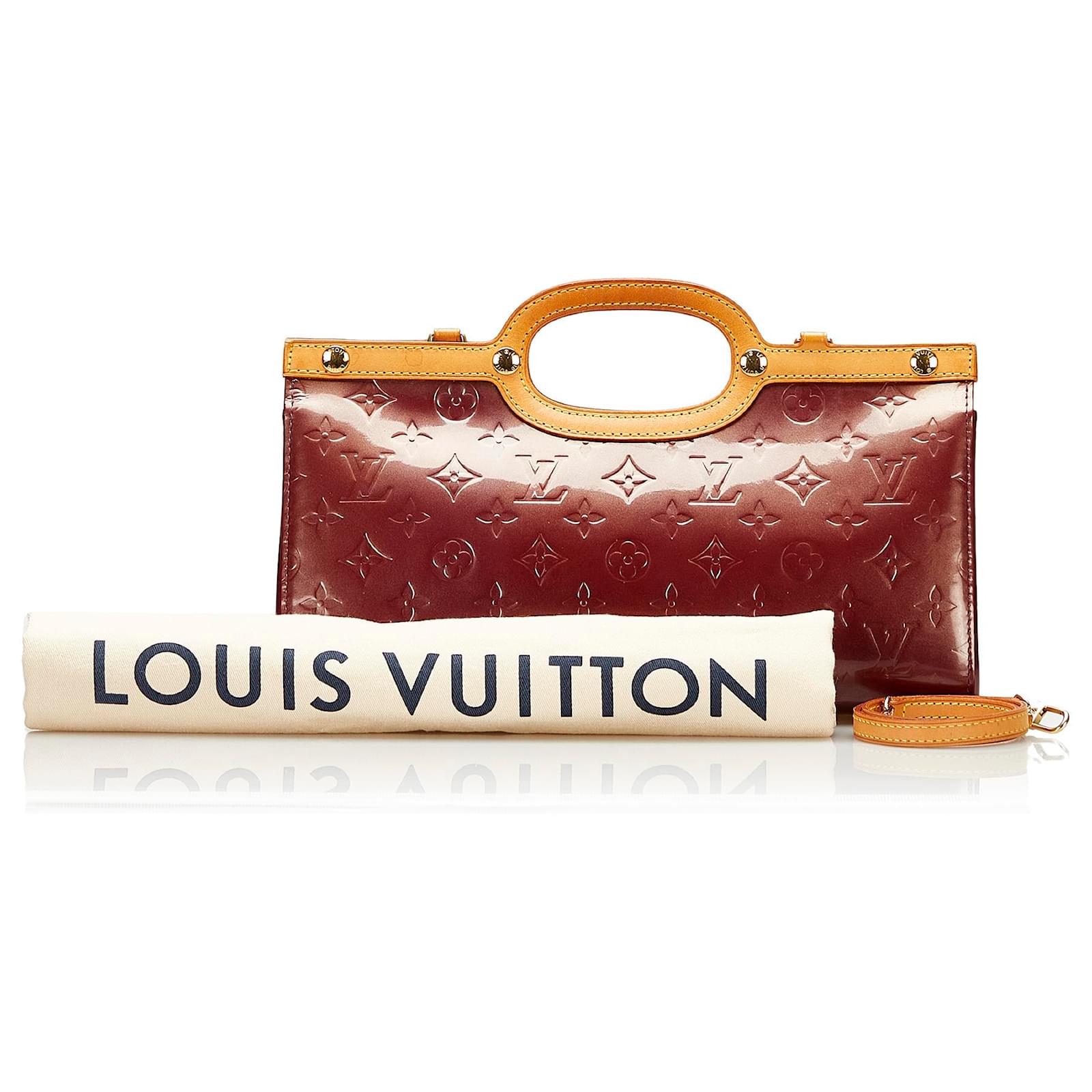 Louis Vuitton Purple Monogram Vernis Roxbury Drive Leather Patent leather  ref.962135 - Joli Closet