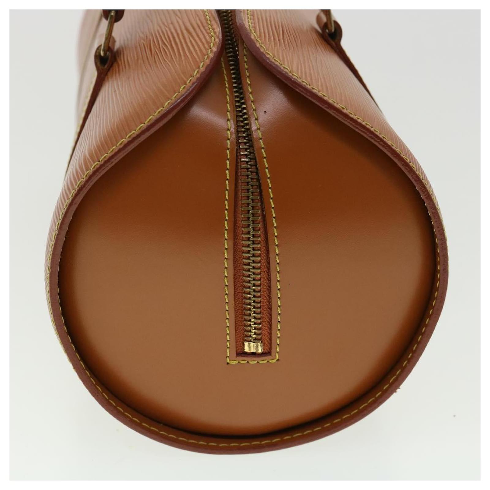 Louis Vuitton Suflo Shoulder tube type Hand Bag Epi Zipang Gold M52228  Women
